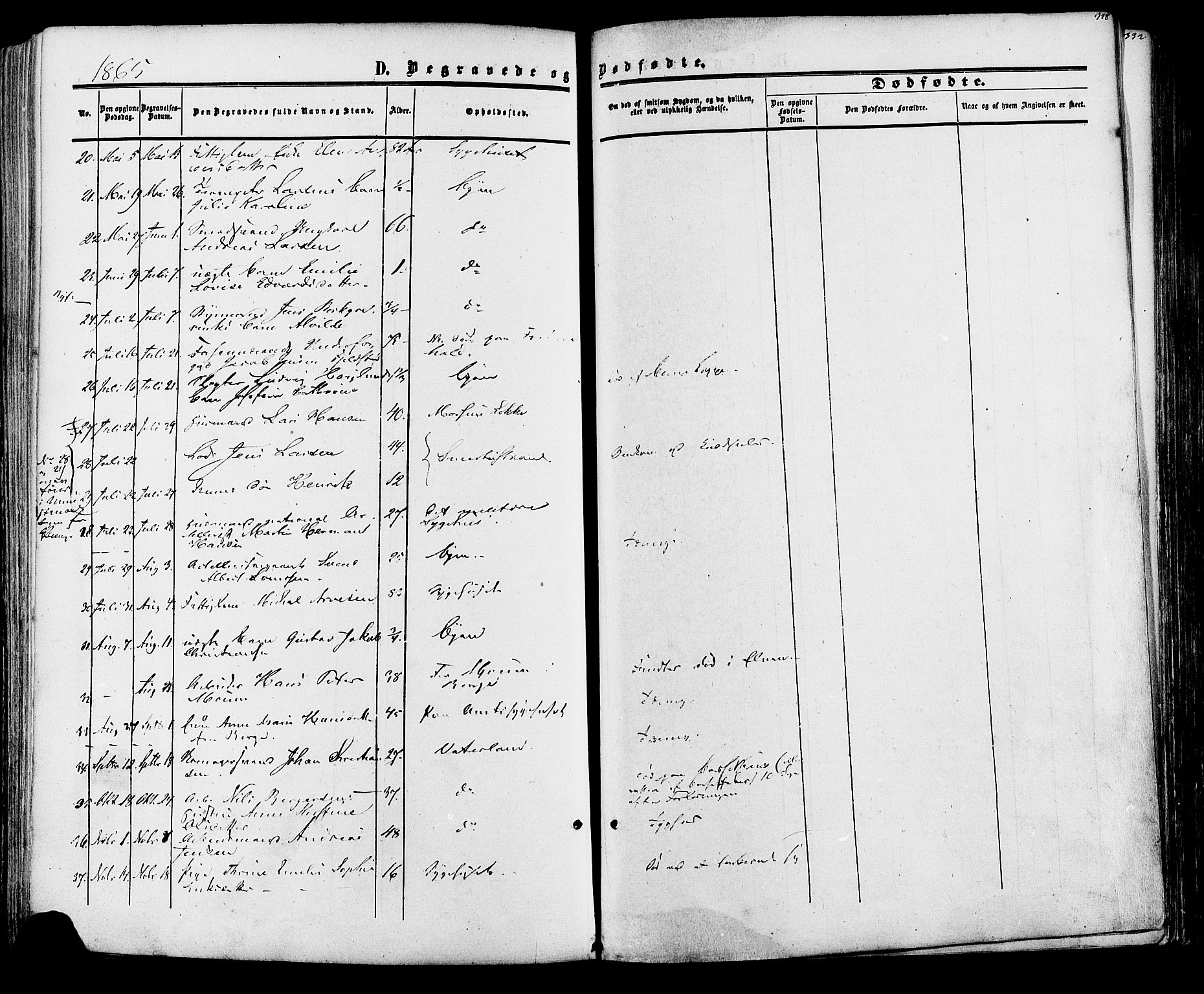 Fredrikstad prestekontor Kirkebøker, SAO/A-11082/F/Fa/L0006: Parish register (official) no. 6, 1857-1878, p. 328