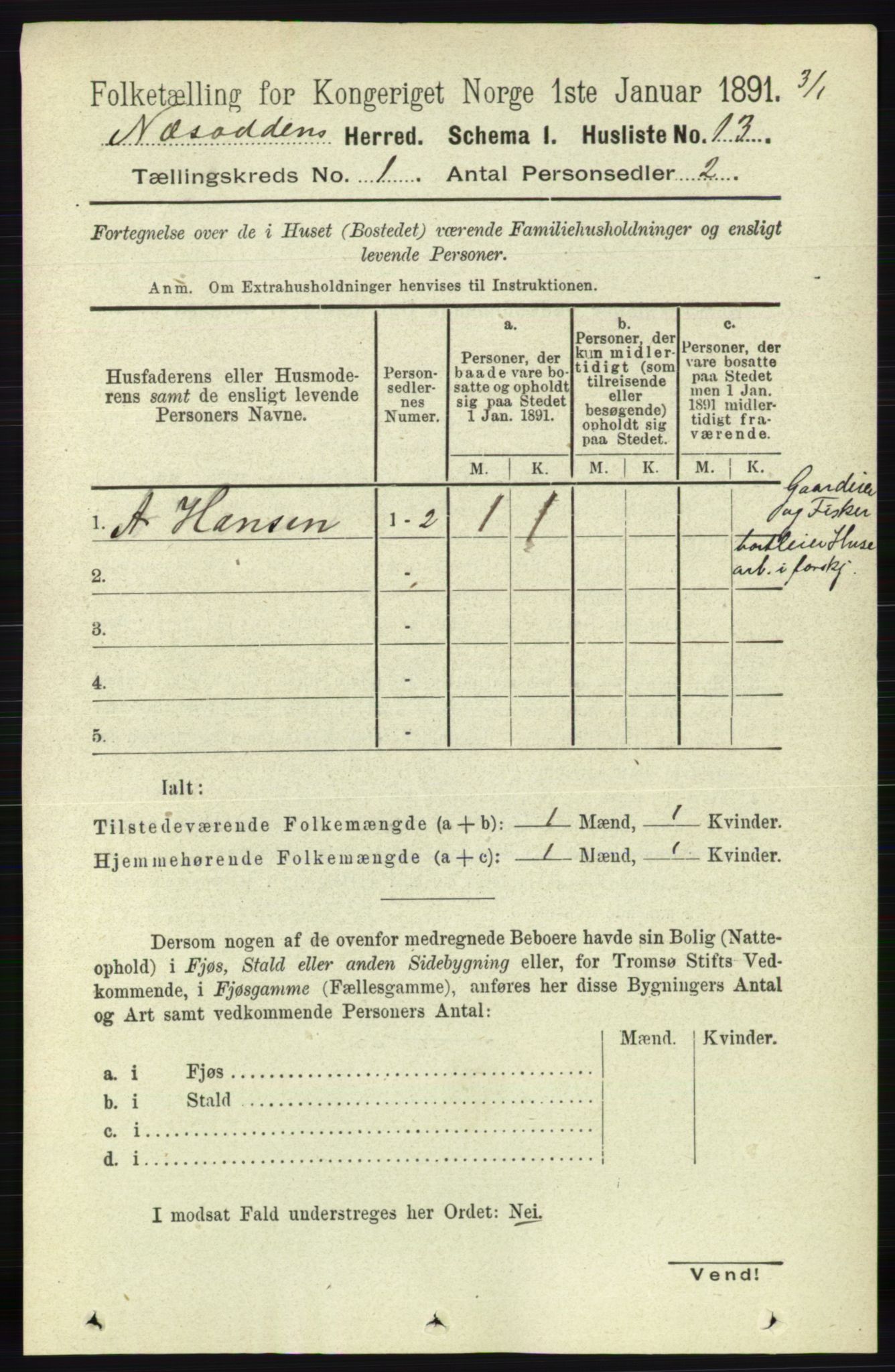 RA, 1891 census for 0216 Nesodden, 1891, p. 29