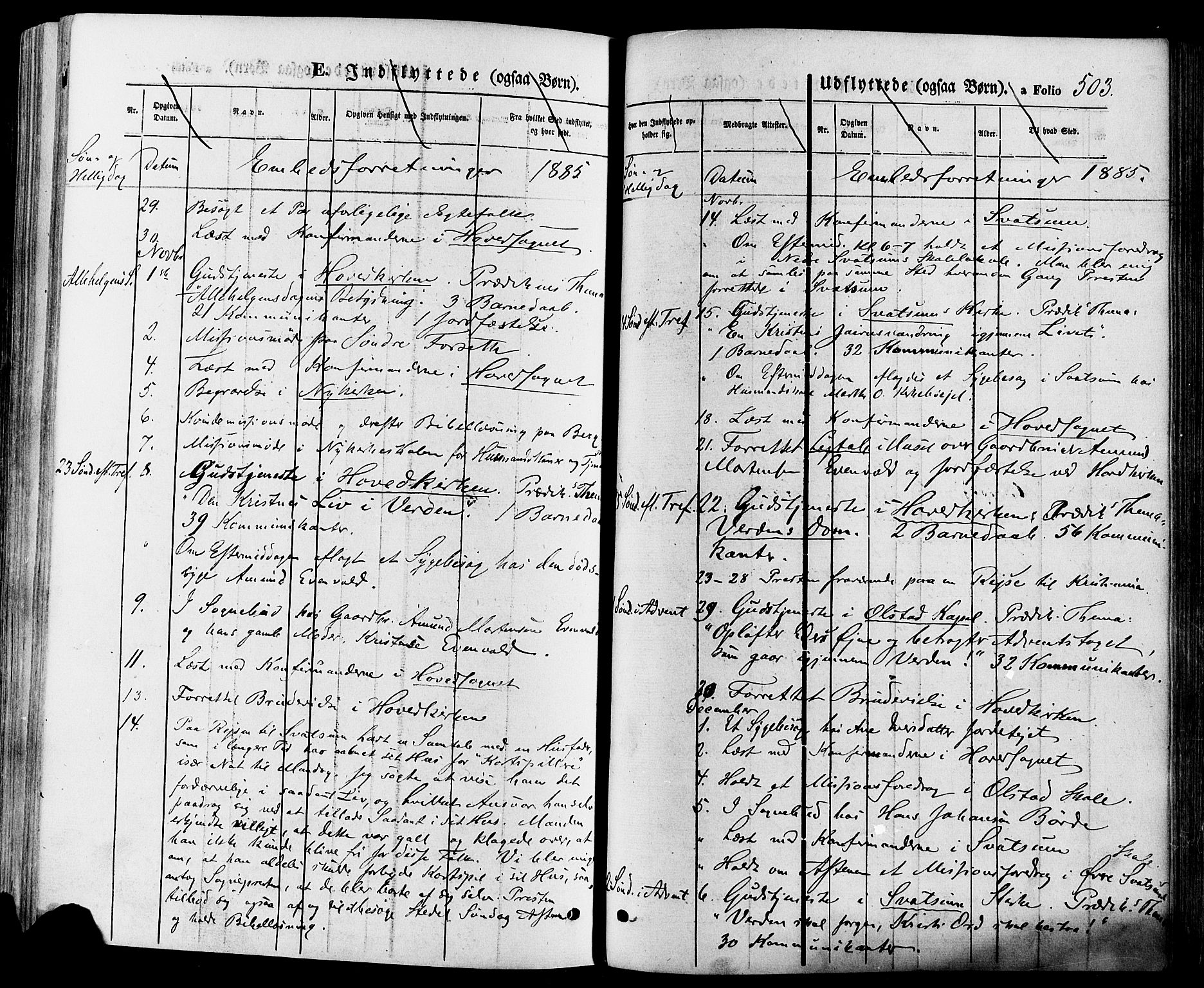 Gausdal prestekontor, SAH/PREST-090/H/Ha/Haa/L0010: Parish register (official) no. 10, 1867-1886, p. 503