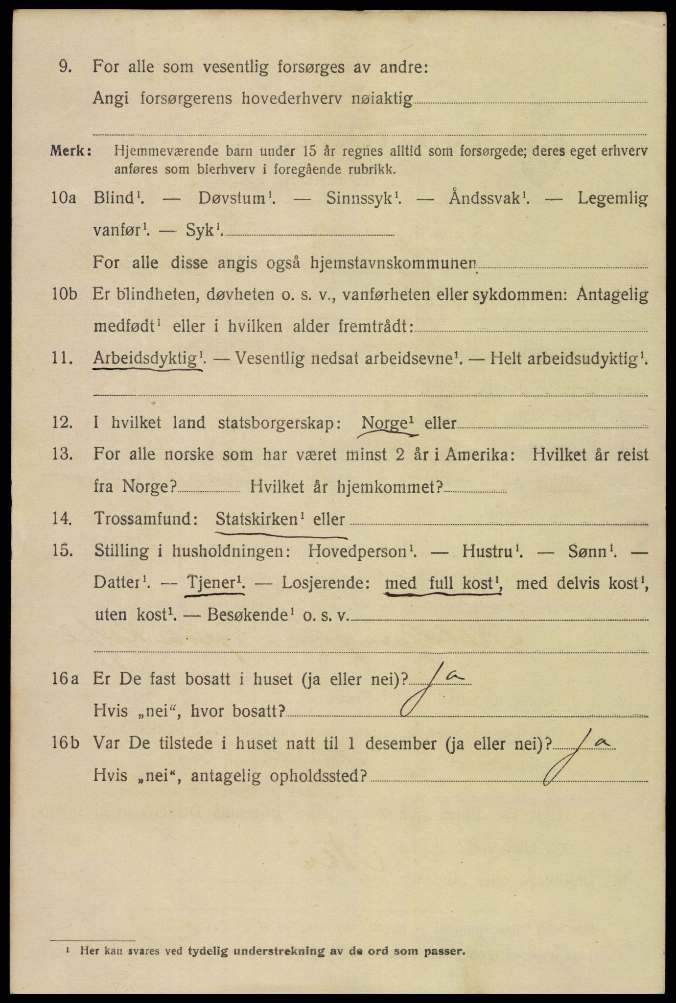 SAH, 1920 census for Gjøvik, 1920, p. 4389