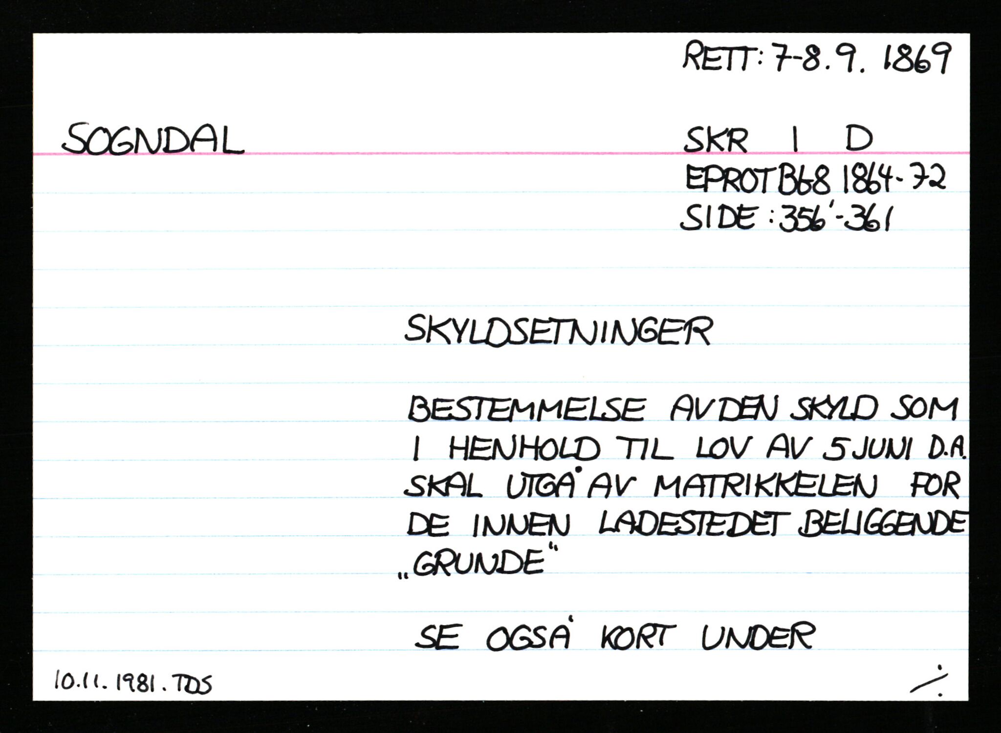 Statsarkivet i Stavanger, AV/SAST-A-101971/03/Y/Ym/L0053: Åstedskort sortert etter gårdsnavn: Skudeneshavn - Solbjør, 1600-1950, p. 544