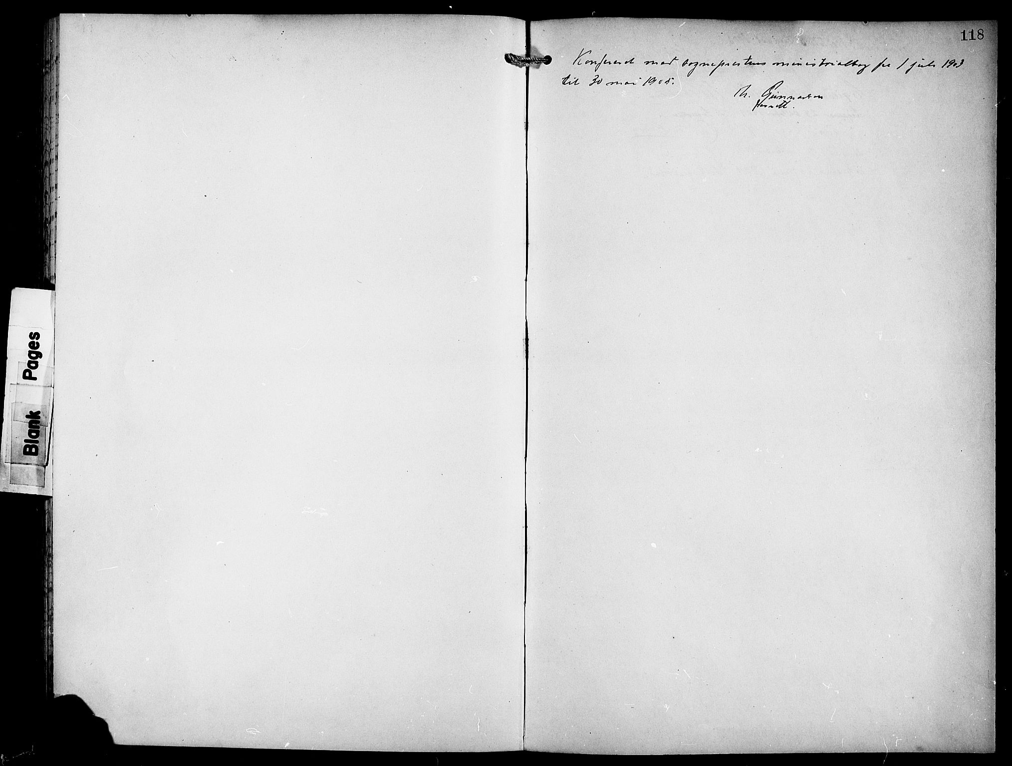 Gulen sokneprestembete, SAB/A-80201/H/Hab/Habd/L0001: Parish register (copy) no. D 1, 1901-1924, p. 118