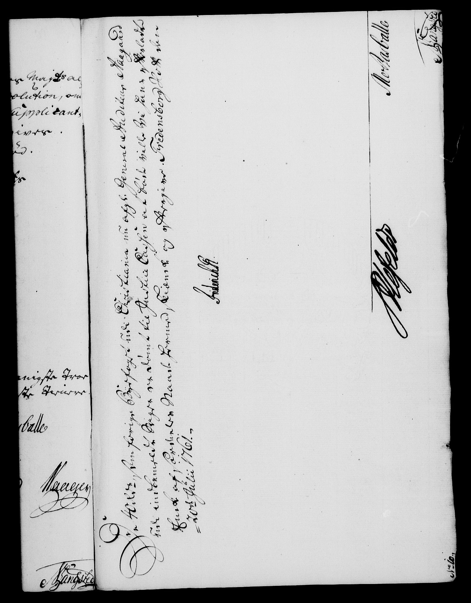 Rentekammeret, Kammerkanselliet, RA/EA-3111/G/Gf/Gfa/L0043: Norsk relasjons- og resolusjonsprotokoll (merket RK 52.43), 1761, p. 319