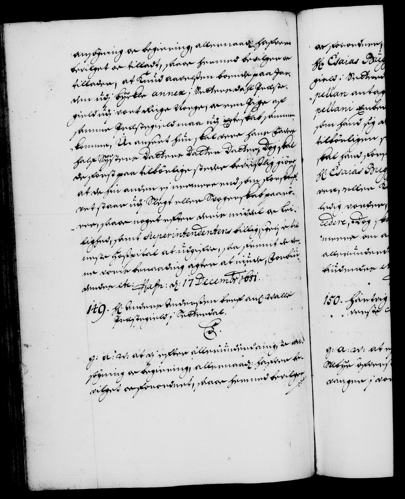 Danske Kanselli 1572-1799, AV/RA-EA-3023/F/Fc/Fca/Fcaa/L0013: Norske registre (mikrofilm), 1681-1684, p. 129b