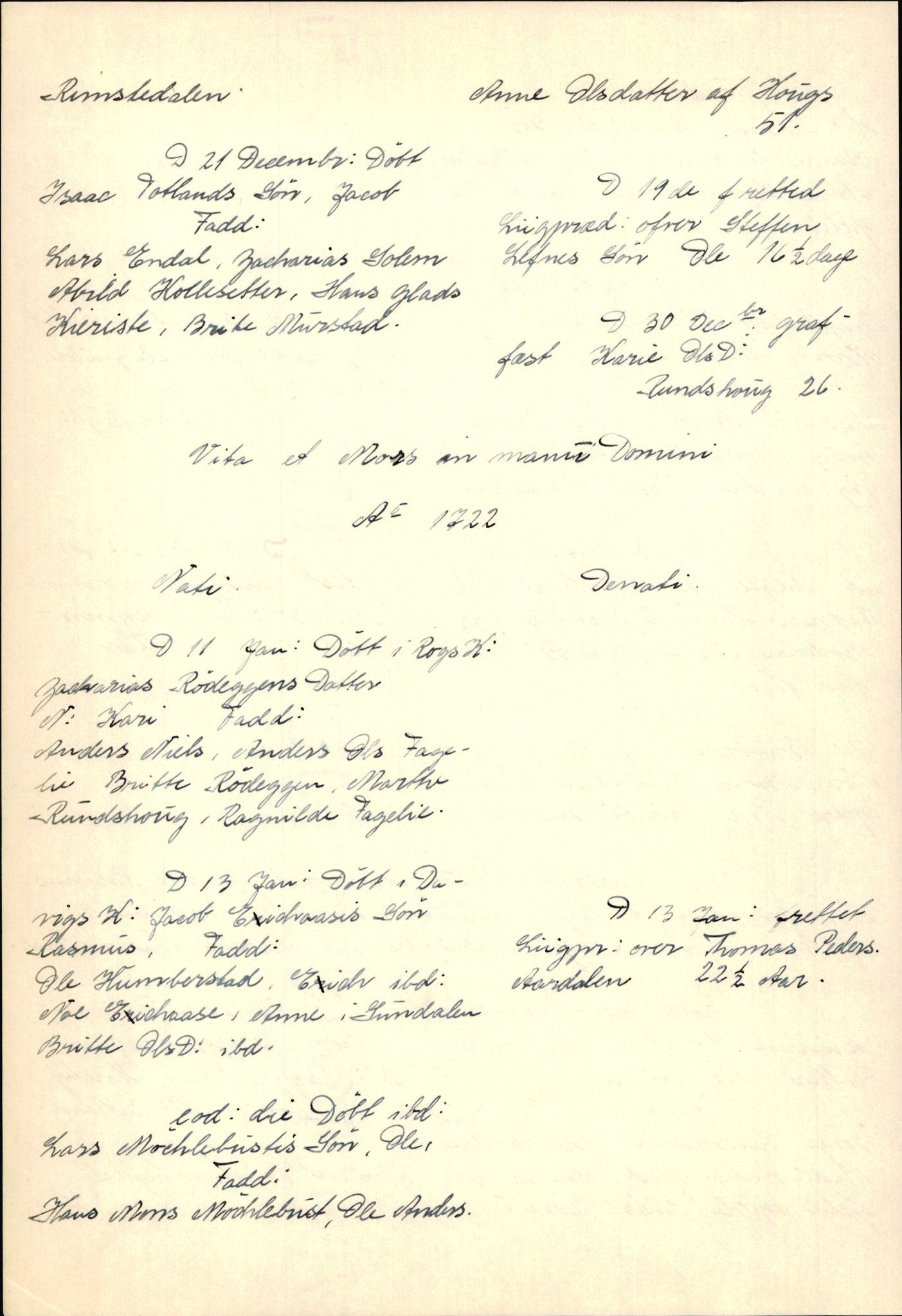 Samling av fulltekstavskrifter, SAB/FULLTEKST/B/14/0015: Davik sokneprestembete, ministerialbok nr. A 1, 1710-1742, p. 98