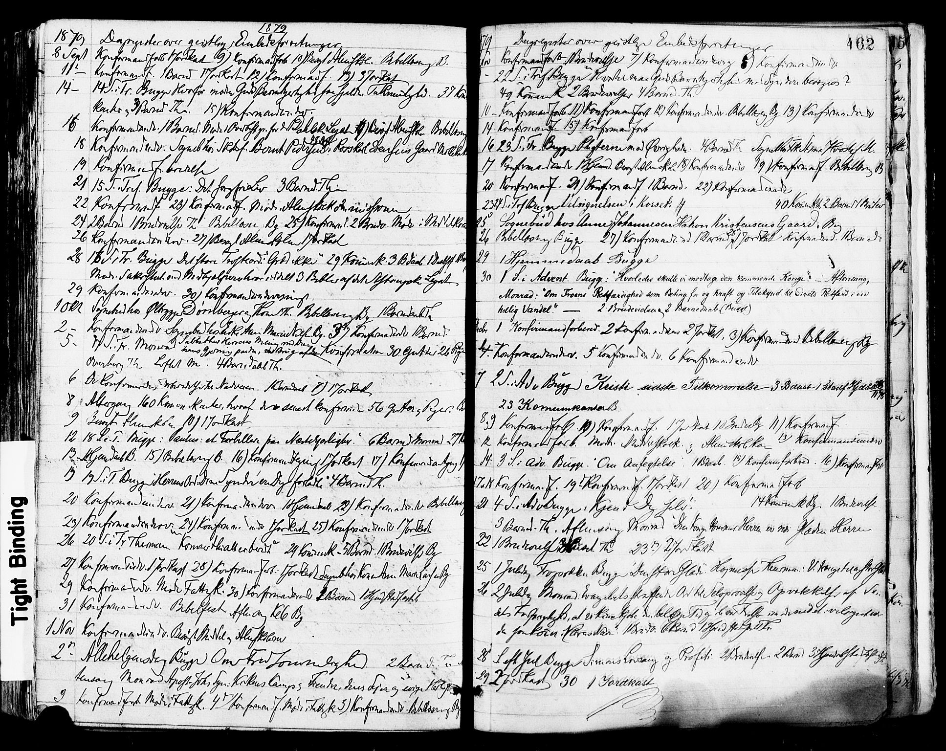 Tønsberg kirkebøker, AV/SAKO-A-330/F/Fa/L0010: Parish register (official) no. I 10, 1874-1880, p. 462
