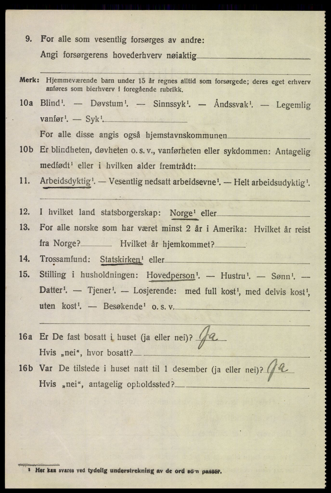 SAH, 1920 census for Tolga, 1920, p. 4972