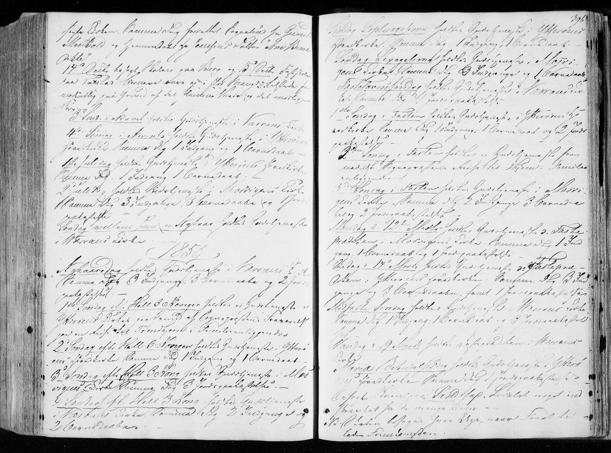 Ministerialprotokoller, klokkerbøker og fødselsregistre - Nord-Trøndelag, SAT/A-1458/722/L0218: Parish register (official) no. 722A05, 1843-1868, p. 396