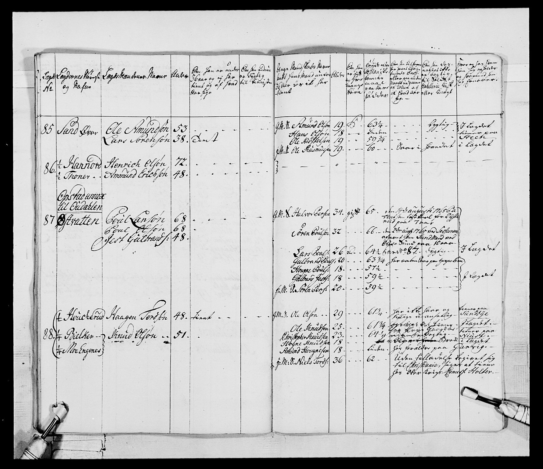 Generalitets- og kommissariatskollegiet, Det kongelige norske kommissariatskollegium, AV/RA-EA-5420/E/Eh/L0043b: 2. Akershusiske nasjonale infanteriregiment, 1773-1778, p. 788