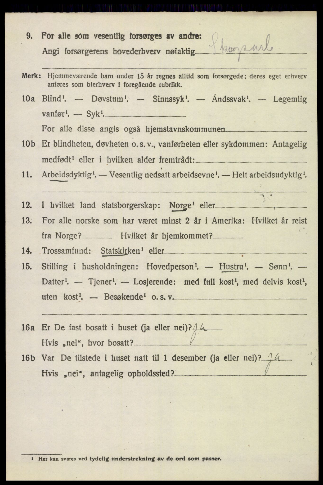 SAH, 1920 census for Løten, 1920, p. 8826