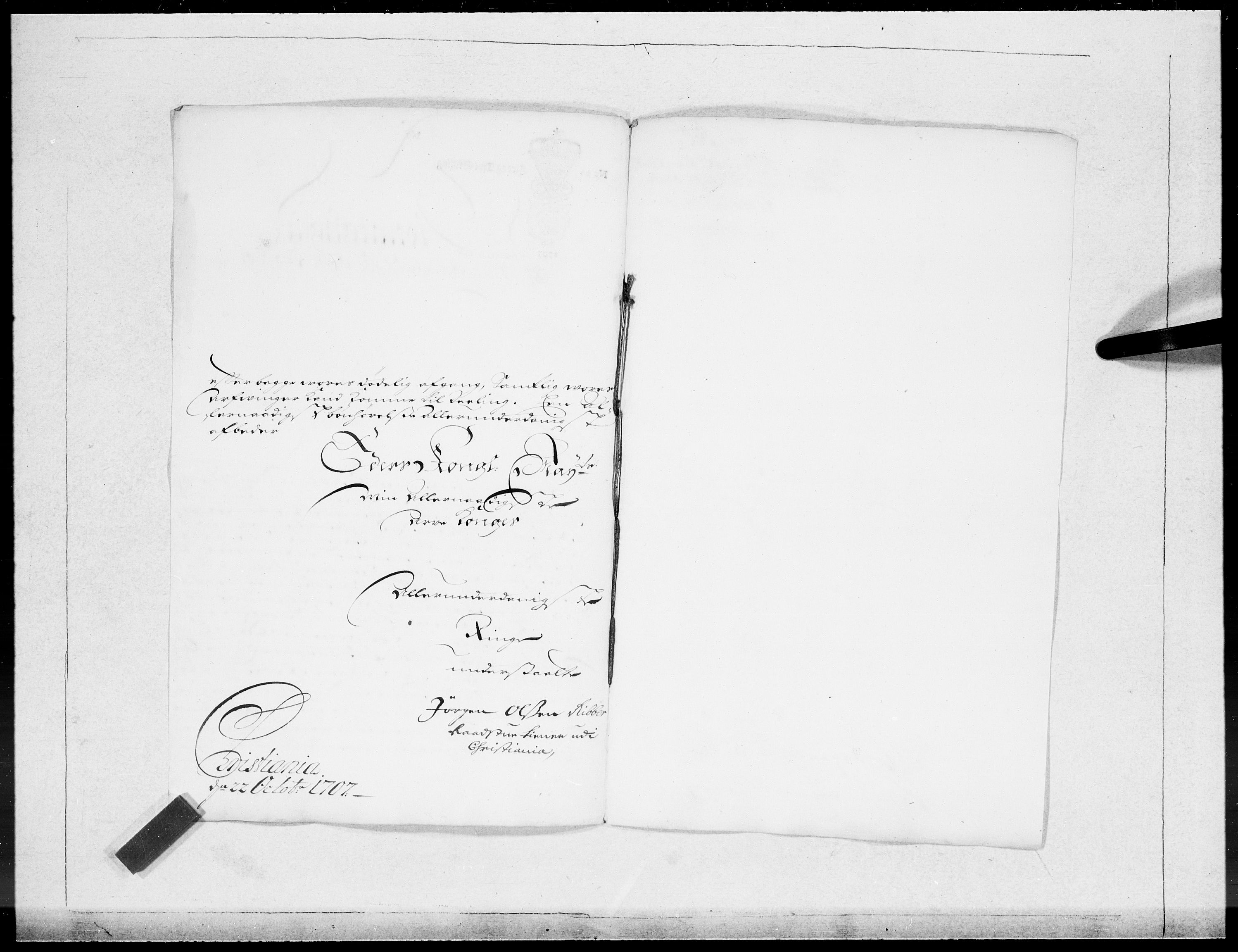 Danske Kanselli 1572-1799, RA/EA-3023/F/Fc/Fcc/Fcca/L0064: Norske innlegg 1572-1799, 1707, p. 379