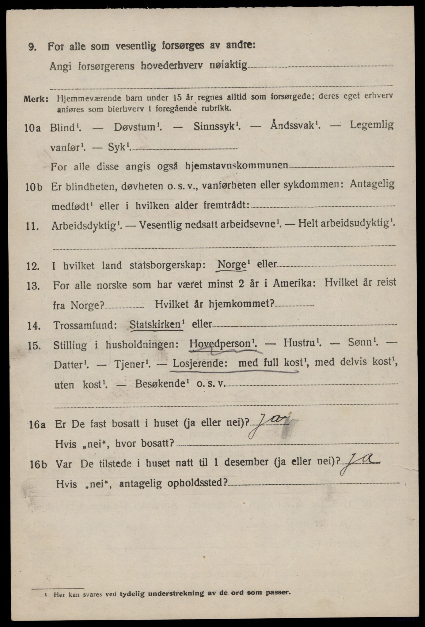 SAST, 1920 census for Vikedal, 1920, p. 4136