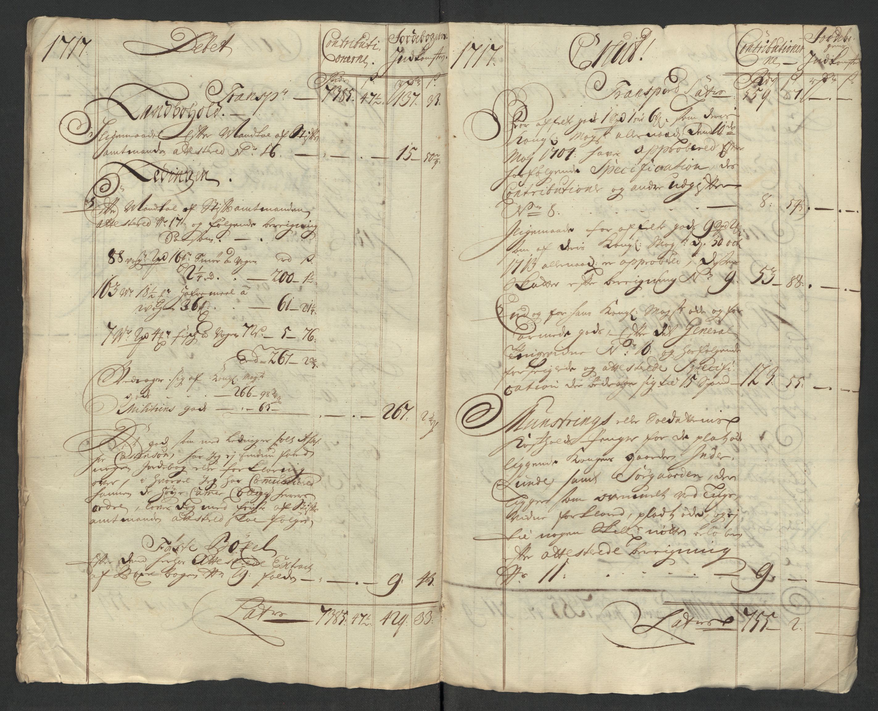 Rentekammeret inntil 1814, Reviderte regnskaper, Fogderegnskap, AV/RA-EA-4092/R57/L3865: Fogderegnskap Fosen, 1717, p. 253