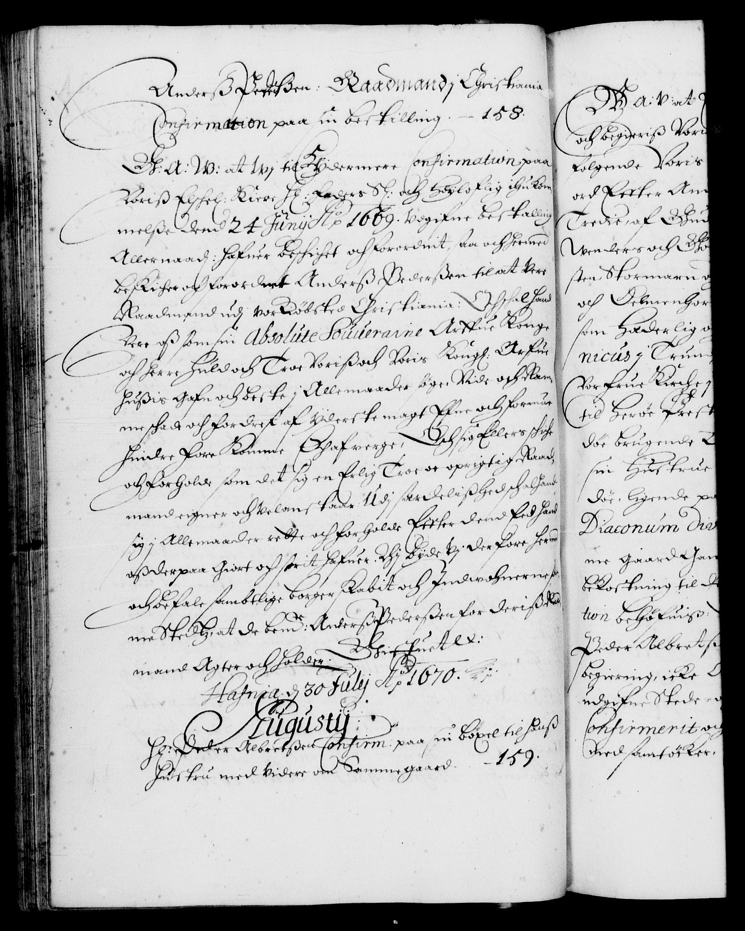 Danske Kanselli 1572-1799, RA/EA-3023/F/Fc/Fca/Fcaa/L0011: Norske registre (mikrofilm), 1670-1673, p. 76b