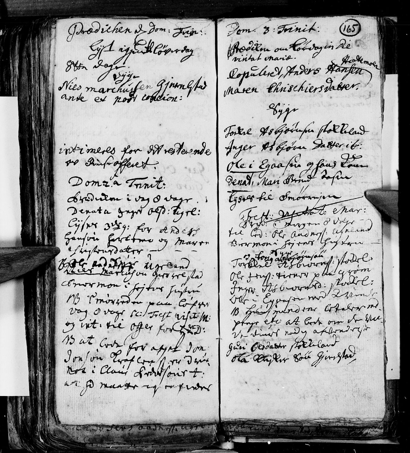 Søgne sokneprestkontor, SAK/1111-0037/F/Fa/Faa/L0001: Parish register (official) no. A 1, 1716-1740, p. 165