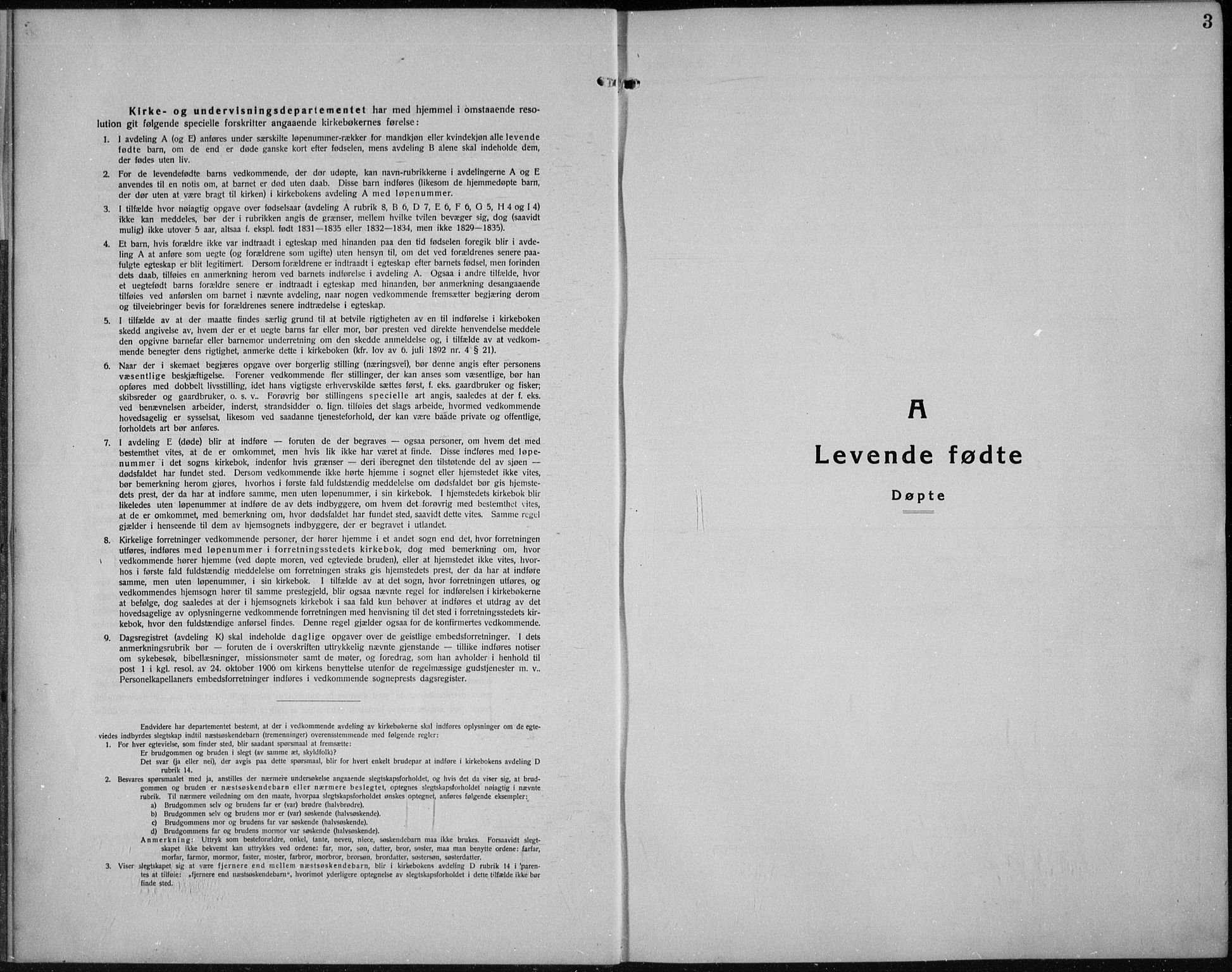 Nord-Odal prestekontor, SAH/PREST-032/H/Ha/Hab/L0004: Parish register (copy) no. 4, 1921-1936, p. 3