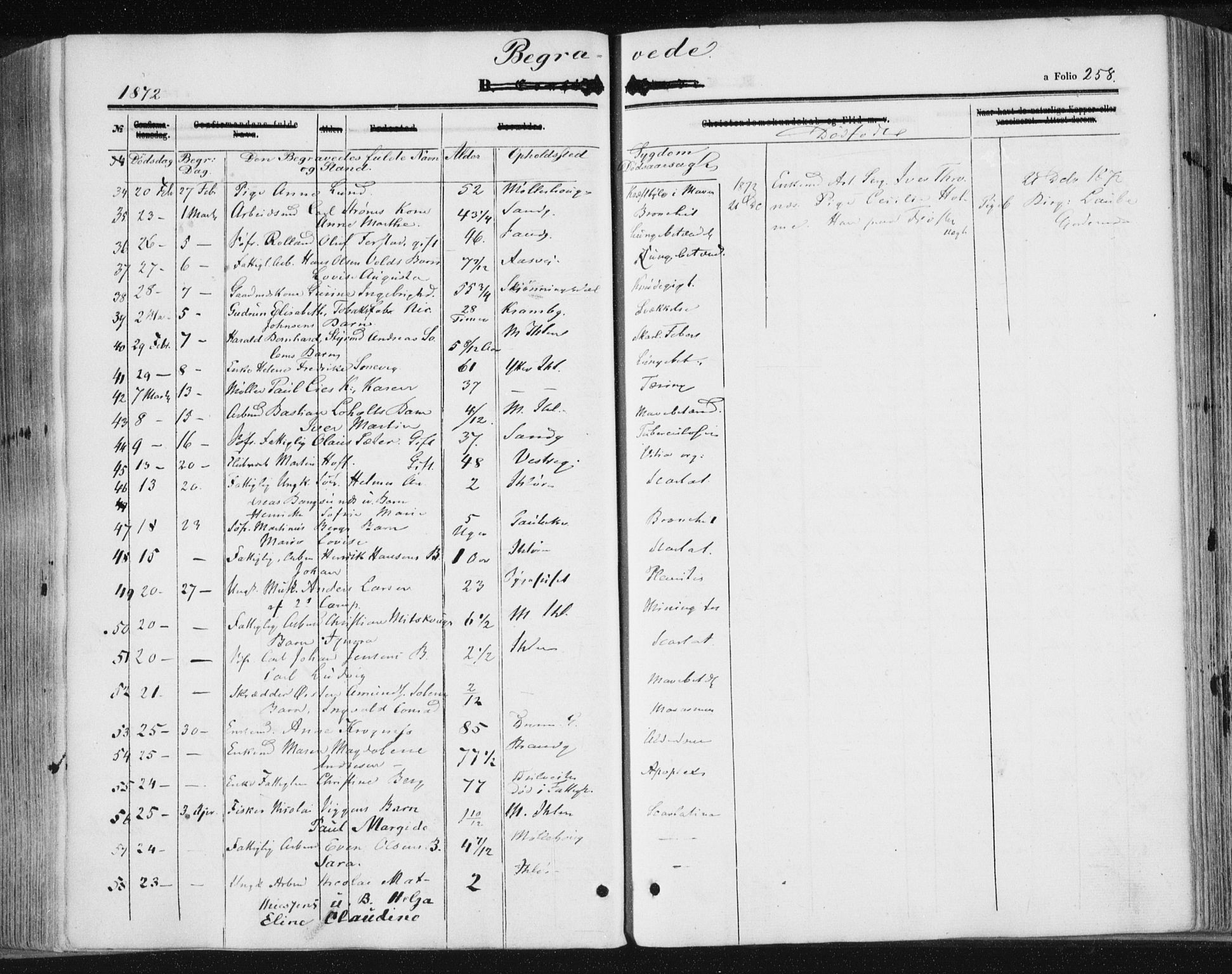Ministerialprotokoller, klokkerbøker og fødselsregistre - Sør-Trøndelag, SAT/A-1456/602/L0115: Parish register (official) no. 602A13, 1860-1872, p. 258