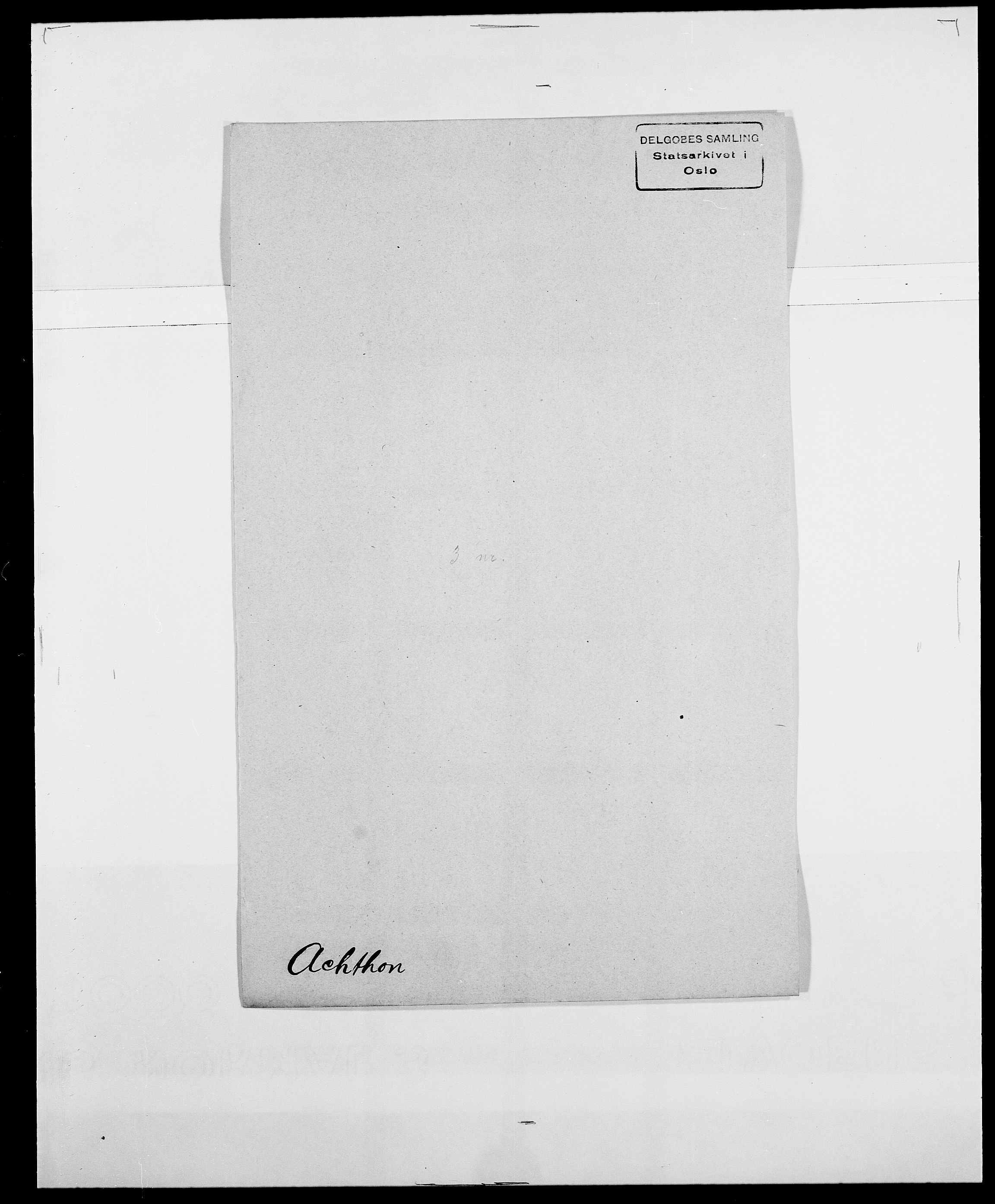 Delgobe, Charles Antoine - samling, AV/SAO-PAO-0038/D/Da/L0001: Aabye - Angerman, p. 246