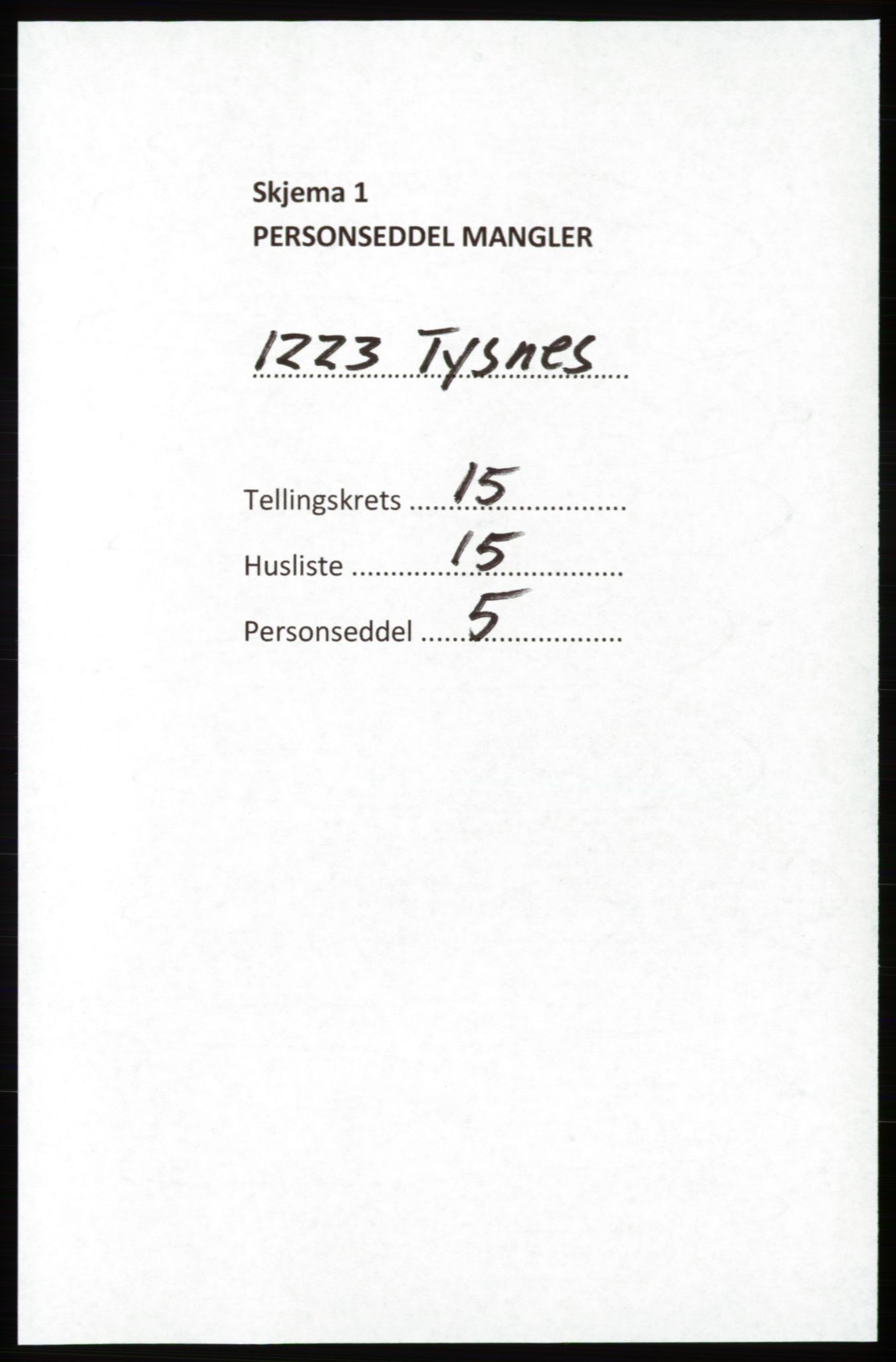 SAB, 1920 census for Tysnes, 1920, p. 10118