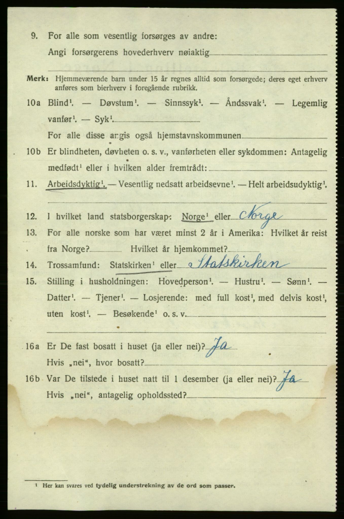 SAO, 1920 census for Fredrikshald, 1920, p. 25632