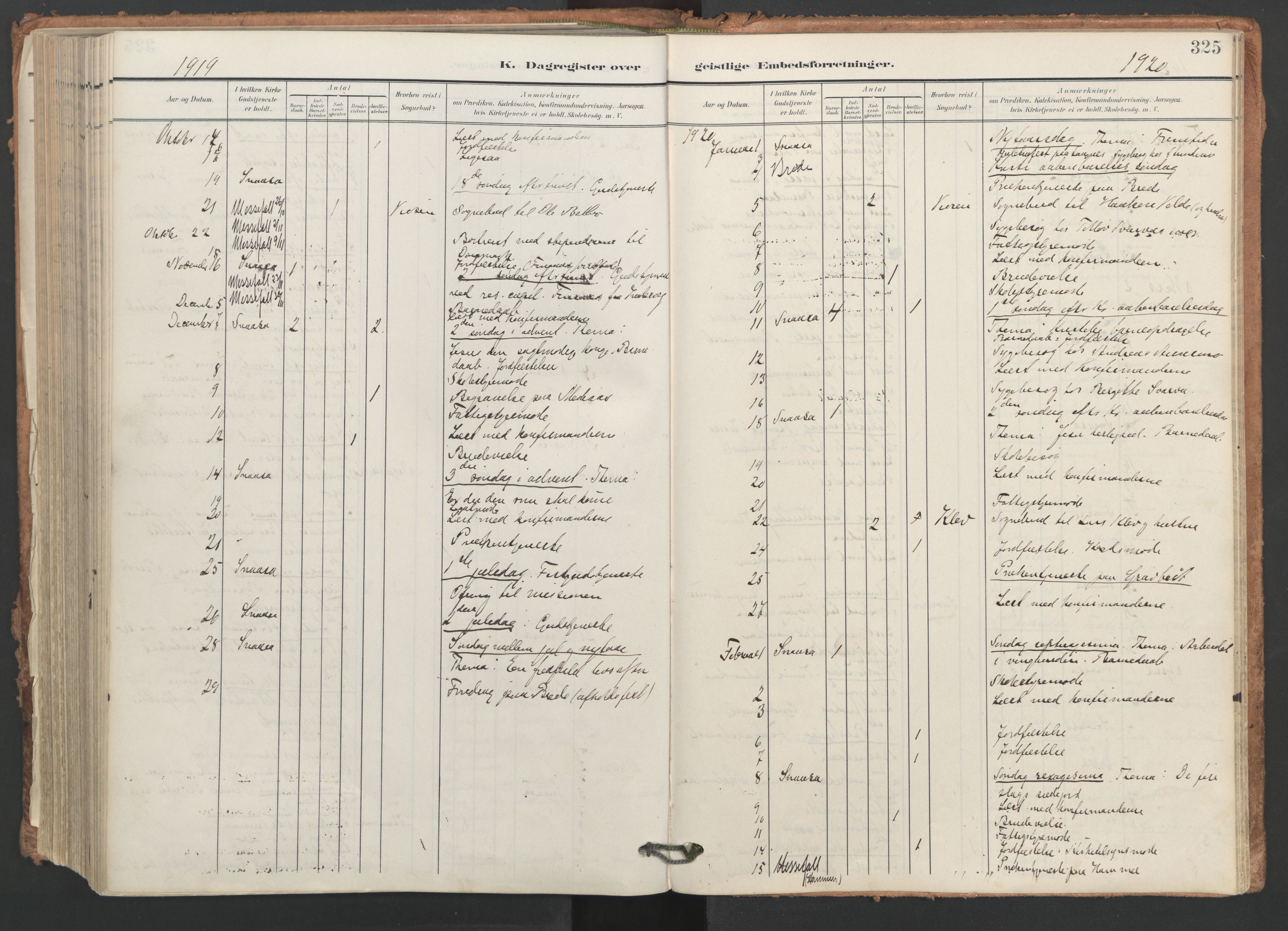 Ministerialprotokoller, klokkerbøker og fødselsregistre - Nord-Trøndelag, AV/SAT-A-1458/749/L0477: Parish register (official) no. 749A11, 1902-1927, p. 325