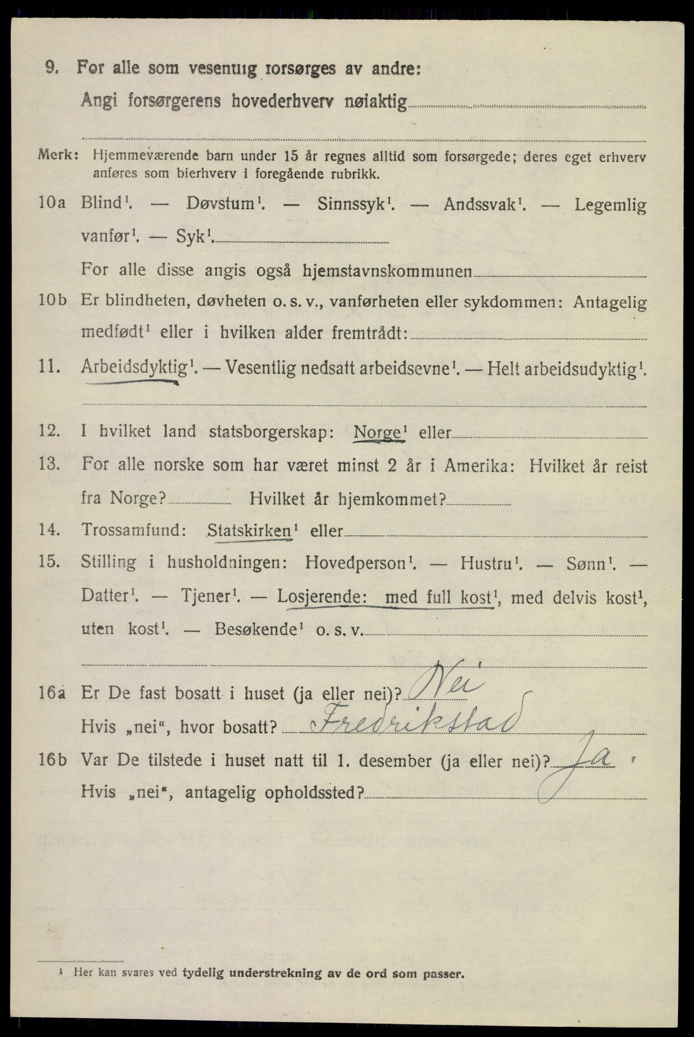 SAKO, 1920 census for Hurum, 1920, p. 9621