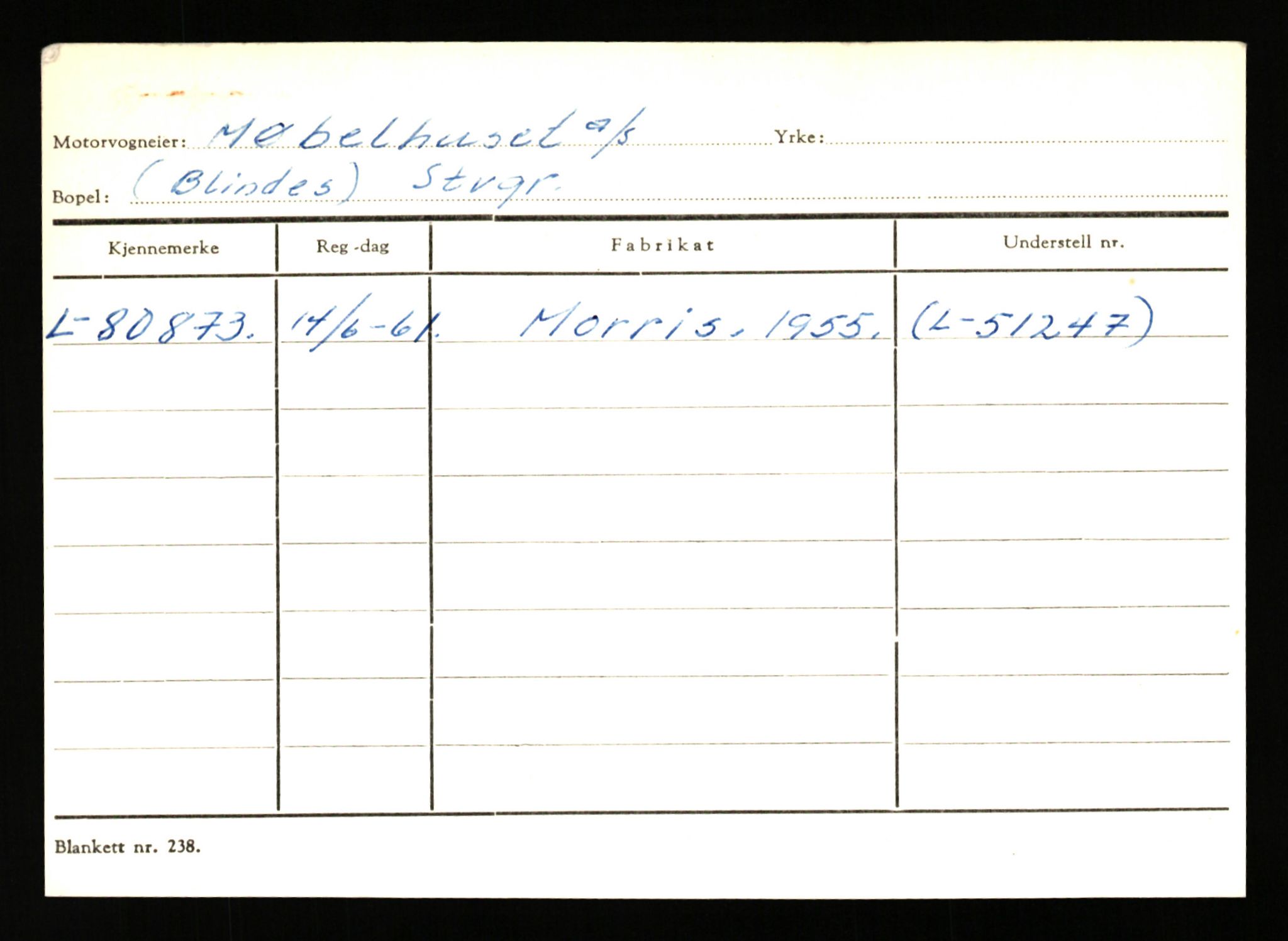 Stavanger trafikkstasjon, SAST/A-101942/0/H/L0026: Myhre - Nilsen J., 1930-1971, p. 1033