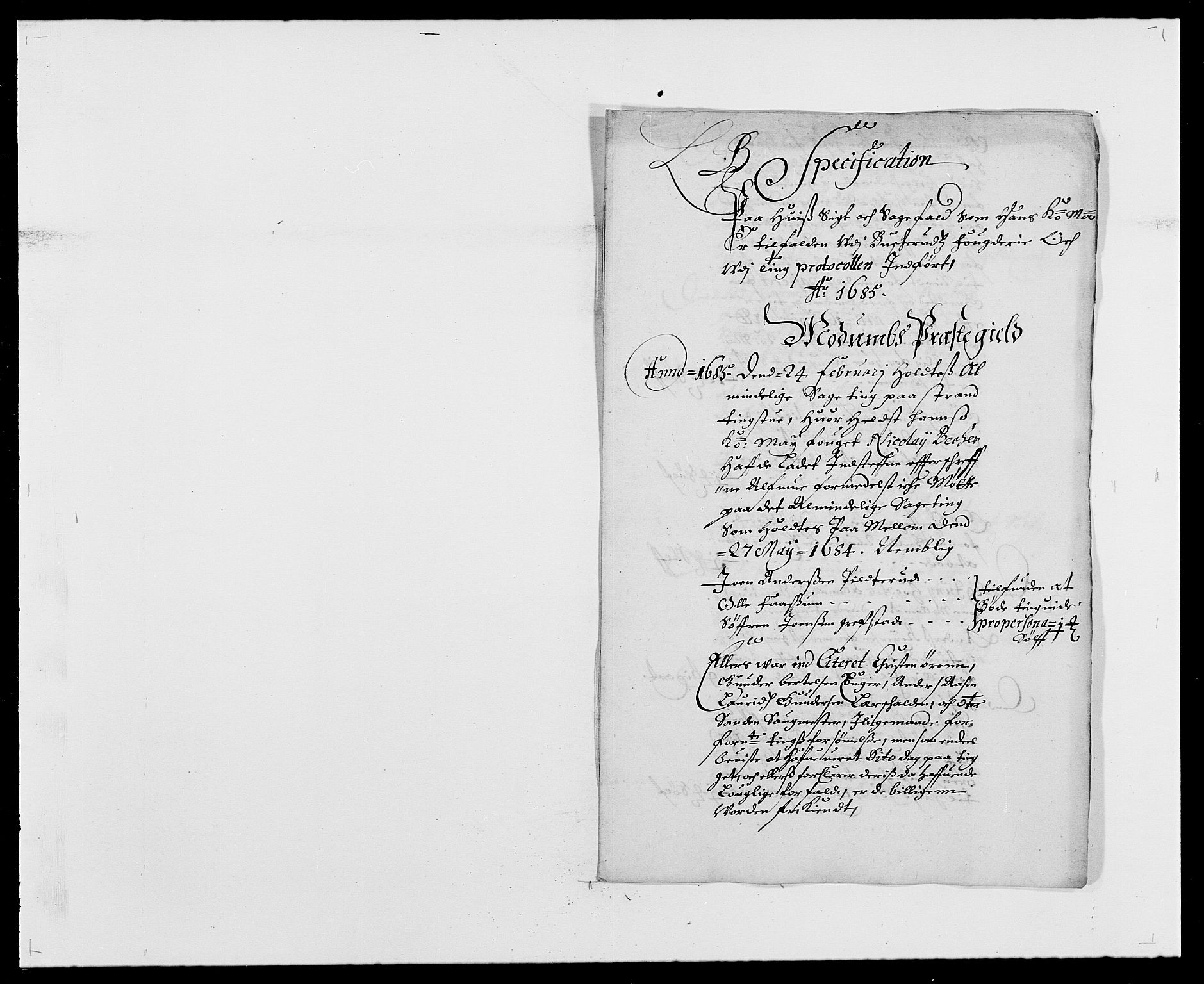 Rentekammeret inntil 1814, Reviderte regnskaper, Fogderegnskap, RA/EA-4092/R25/L1678: Fogderegnskap Buskerud, 1685-1686, p. 24