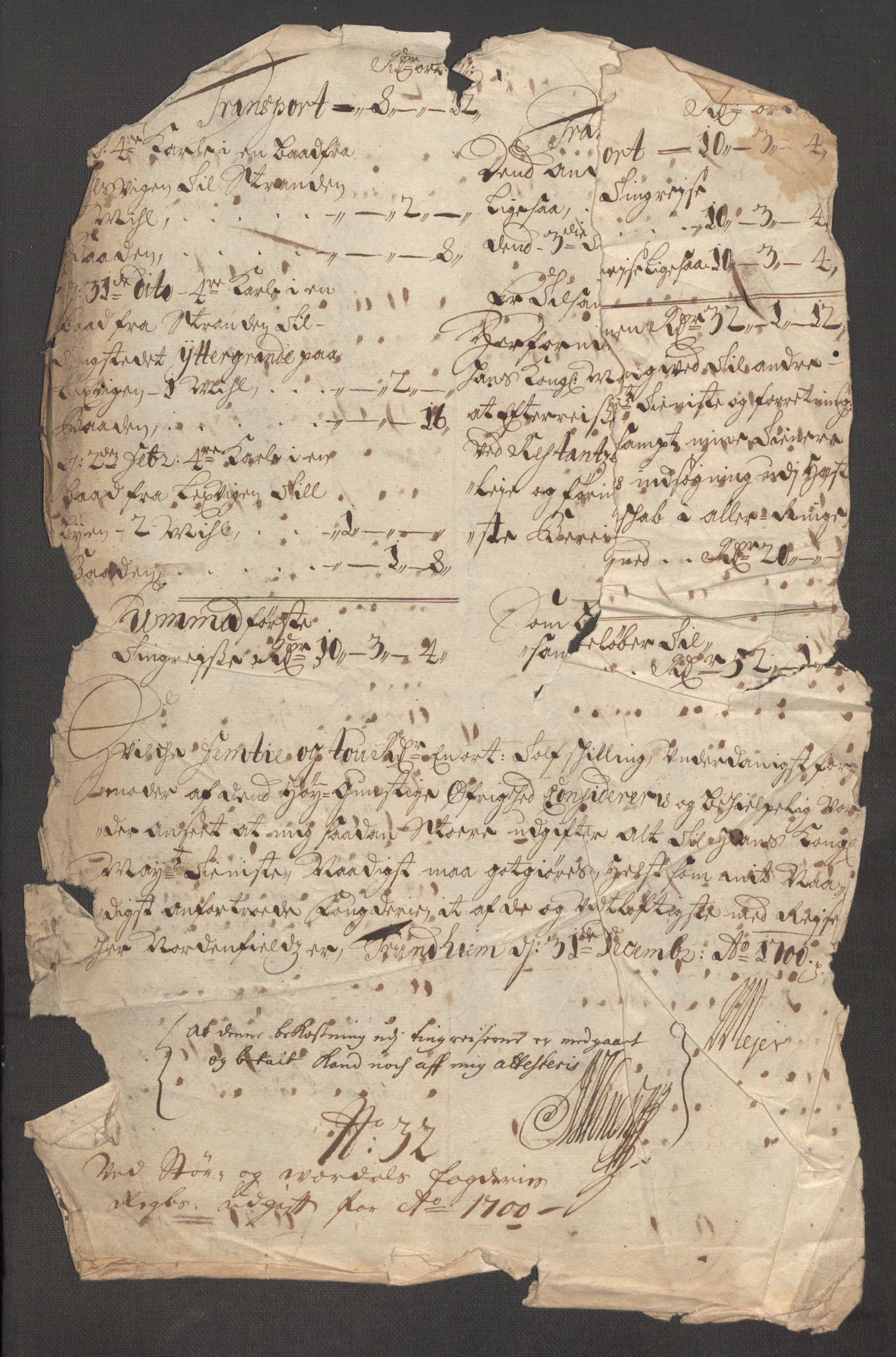 Rentekammeret inntil 1814, Reviderte regnskaper, Fogderegnskap, AV/RA-EA-4092/R62/L4192: Fogderegnskap Stjørdal og Verdal, 1700, p. 365