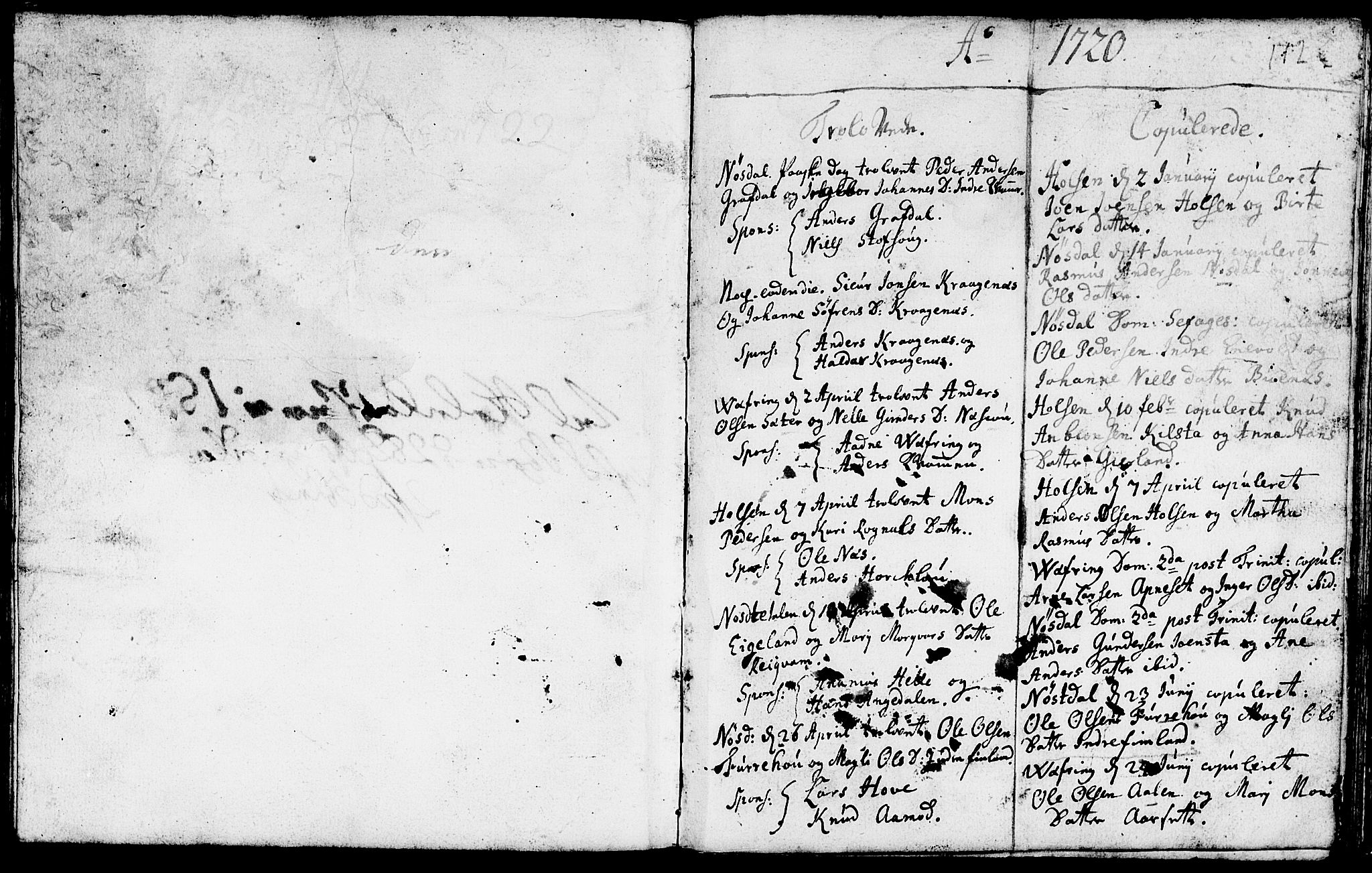 Førde sokneprestembete, SAB/A-79901/H/Haa/Haaa/L0001: Parish register (official) no. A 1, 1720-1727, p. 112