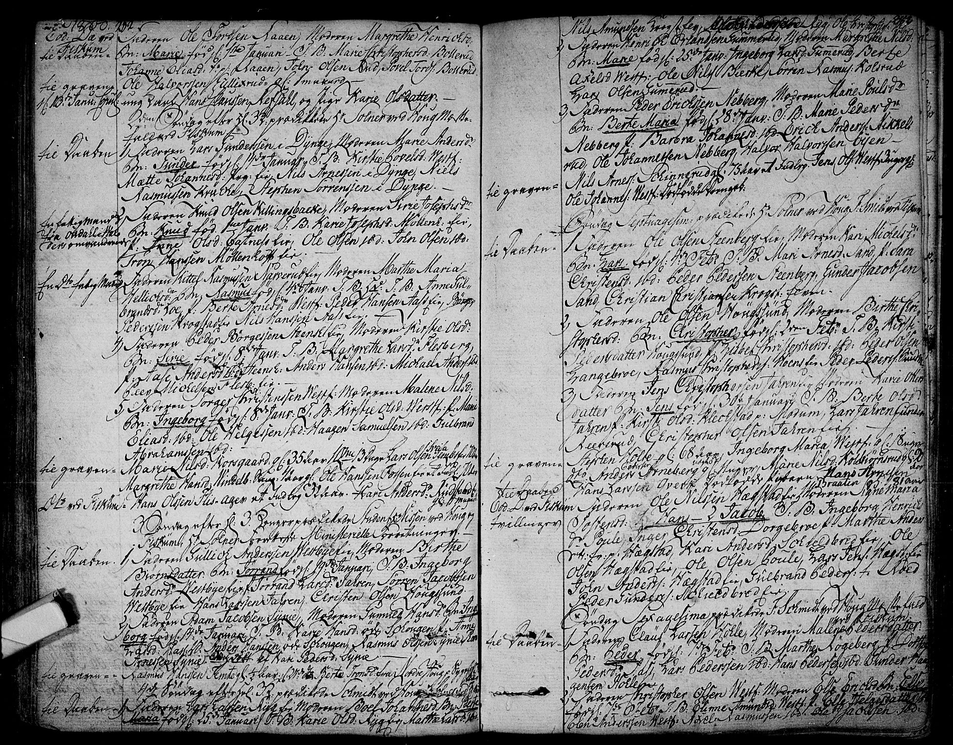 Eiker kirkebøker, AV/SAKO-A-4/F/Fa/L0009: Parish register (official) no. I 9, 1789-1806, p. 282-283