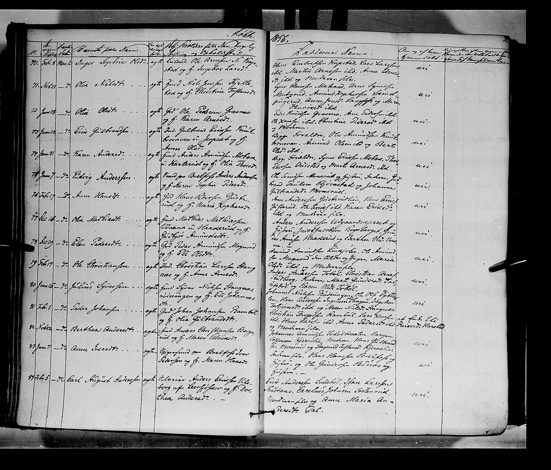 Vinger prestekontor, AV/SAH-PREST-024/H/Ha/Haa/L0010: Parish register (official) no. 10, 1855-1861, p. 33