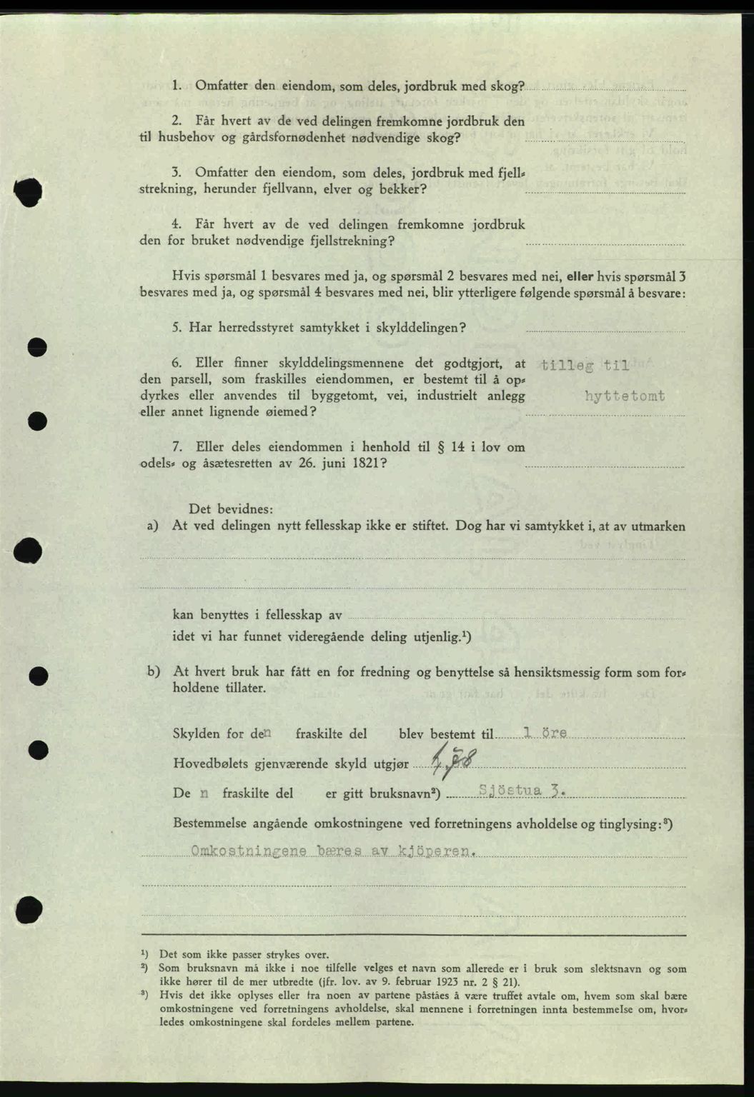 Tønsberg sorenskriveri, AV/SAKO-A-130/G/Ga/Gaa/L0009: Mortgage book no. A9, 1940-1941, Diary no: : 1565/1940