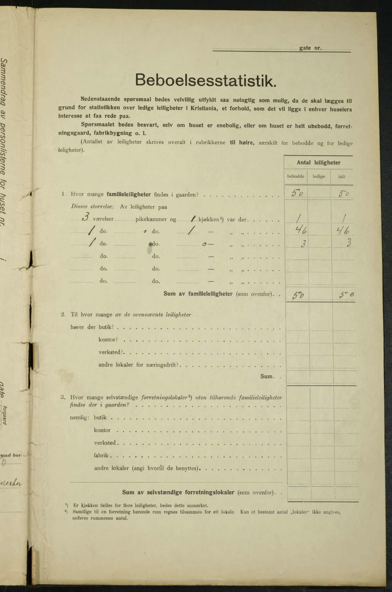 OBA, Municipal Census 1915 for Kristiania, 1915, p. 89062