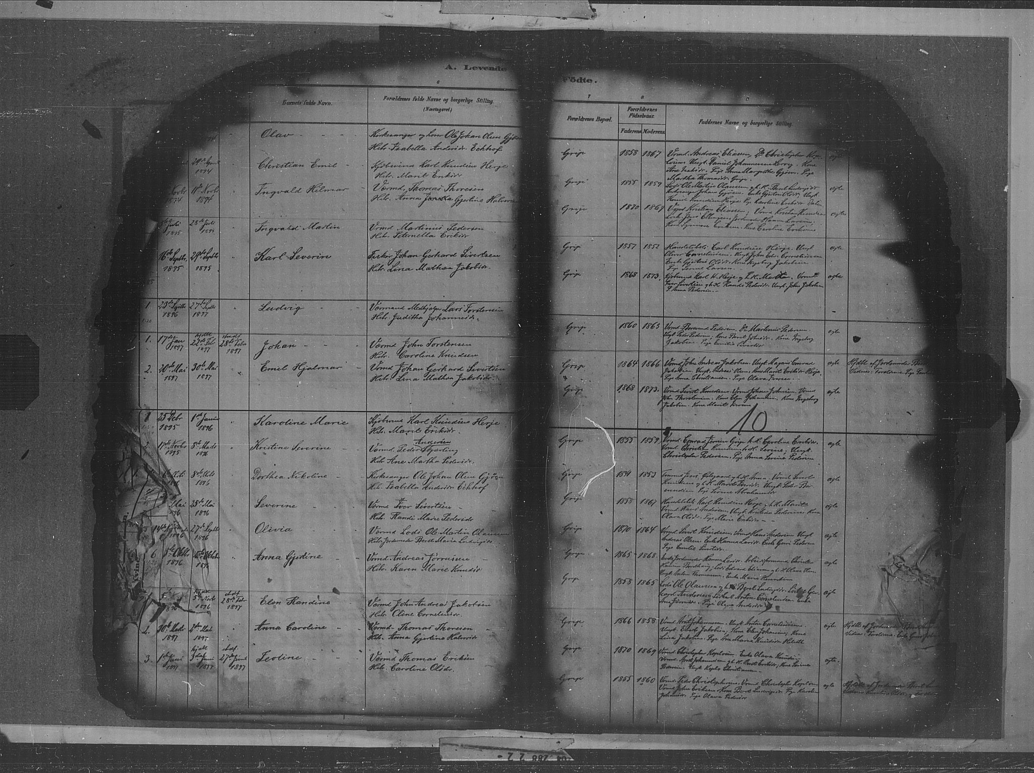 Kristiansund sokneprestkontor, AV/SAT-A-1068/1/I/I1: Parish register (official) no. 36, 1880-1919, p. 10