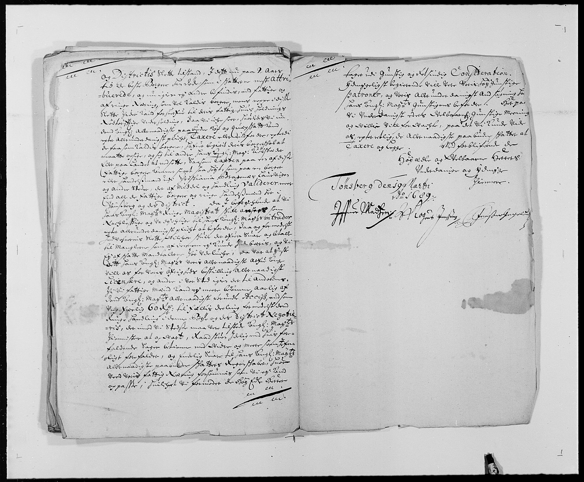 Rentekammeret inntil 1814, Reviderte regnskaper, Byregnskaper, AV/RA-EA-4066/R/Rh/L0158: [H1] Kontribusjonsregnskap, 1664-1692, p. 263