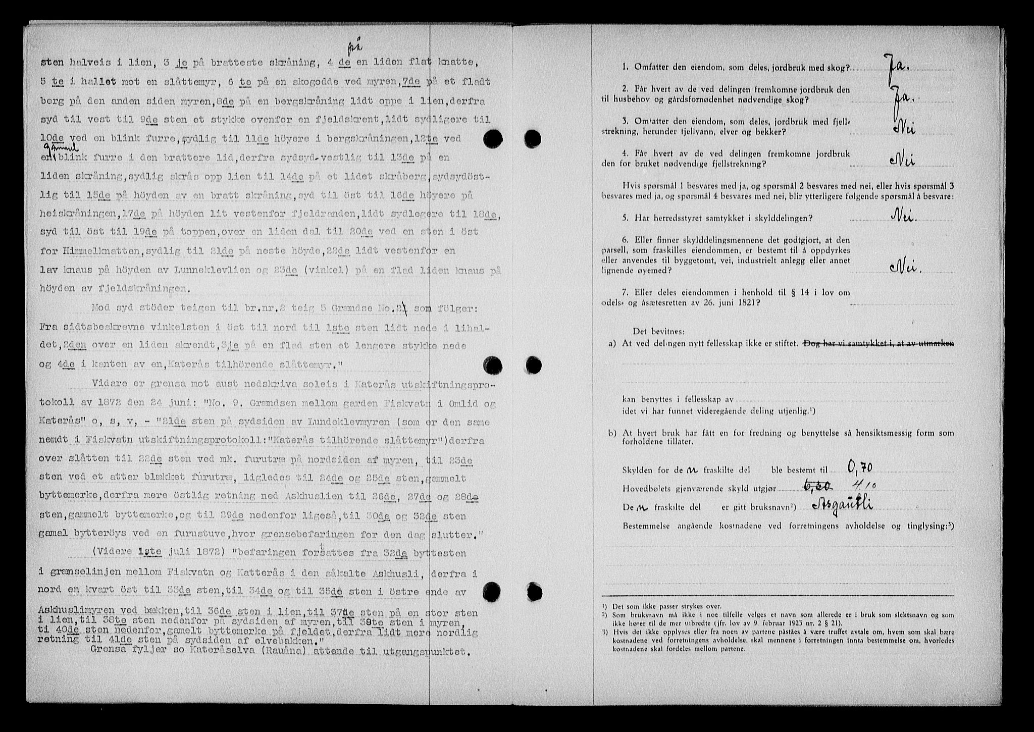 Nedenes sorenskriveri, AV/SAK-1221-0006/G/Gb/Gba/L0048: Mortgage book no. A-II, 1940-1941, Diary no: : 681/1941