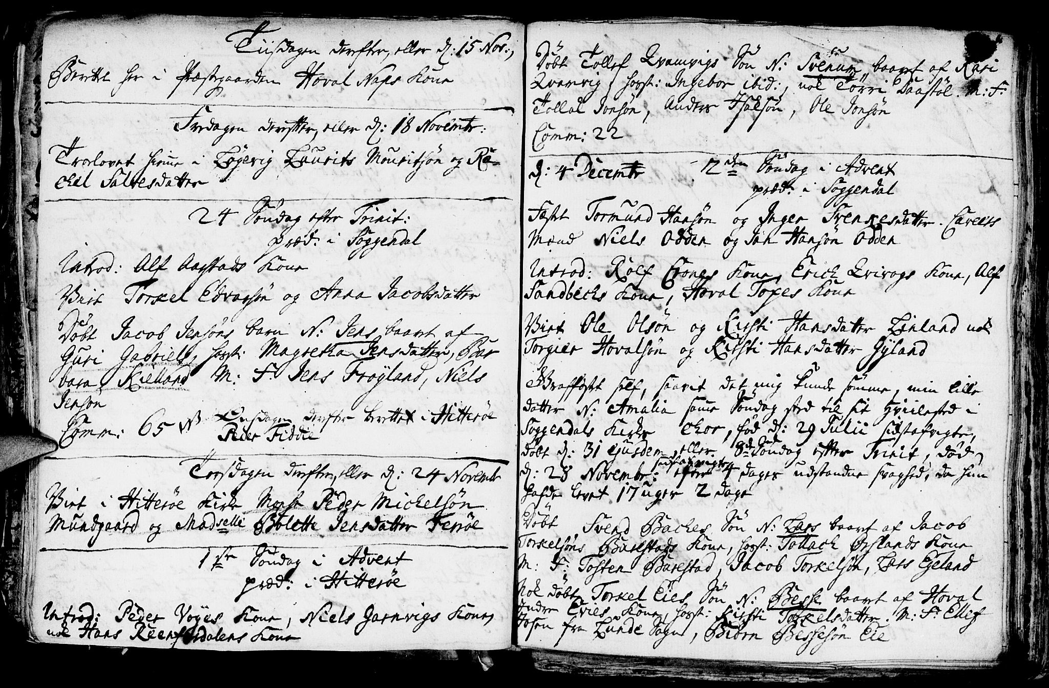 Sokndal sokneprestkontor, AV/SAST-A-101808: Parish register (official) no. A 1, 1729-1740