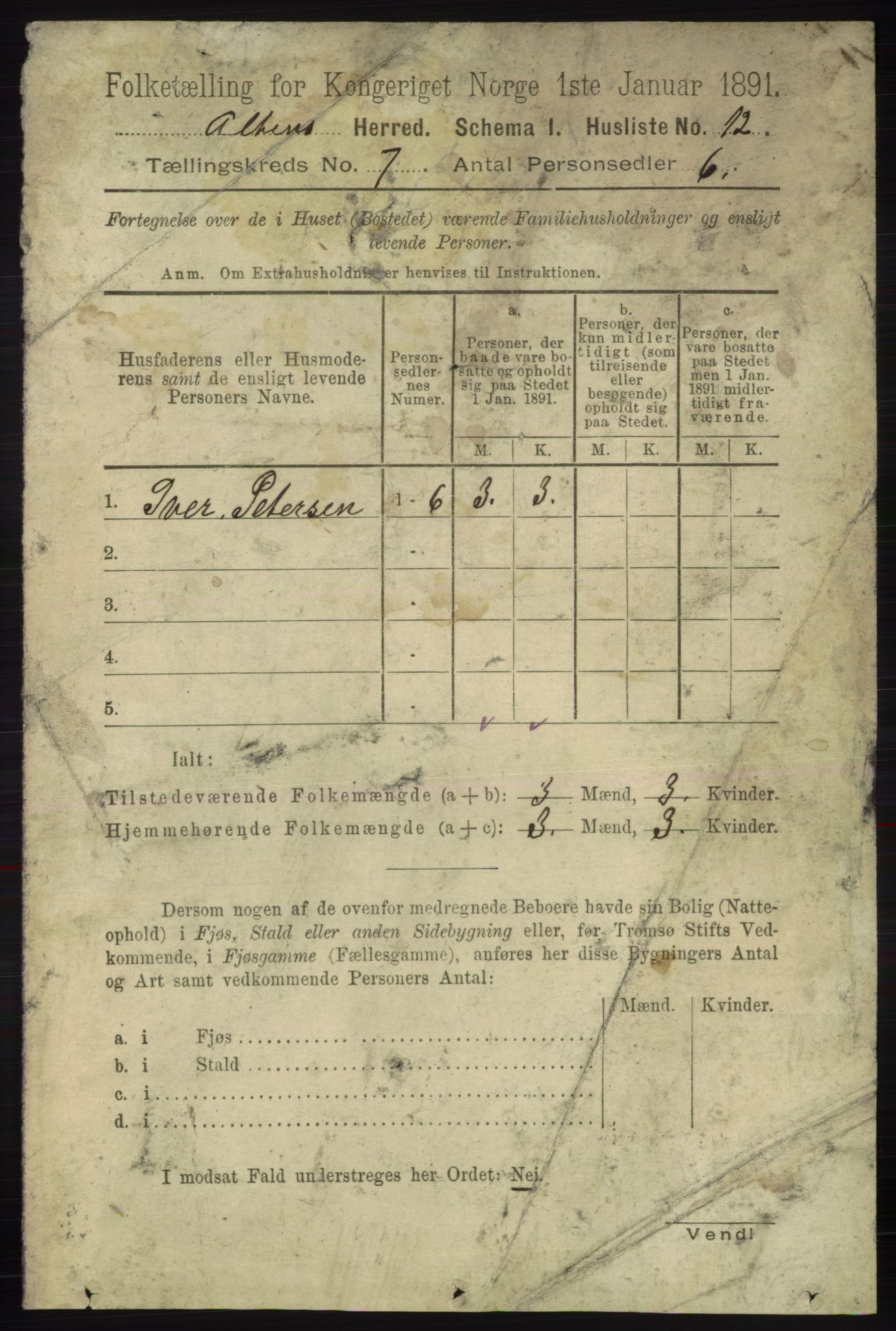 RA, 1891 census for 2012 Alta, 1891, p. 2051