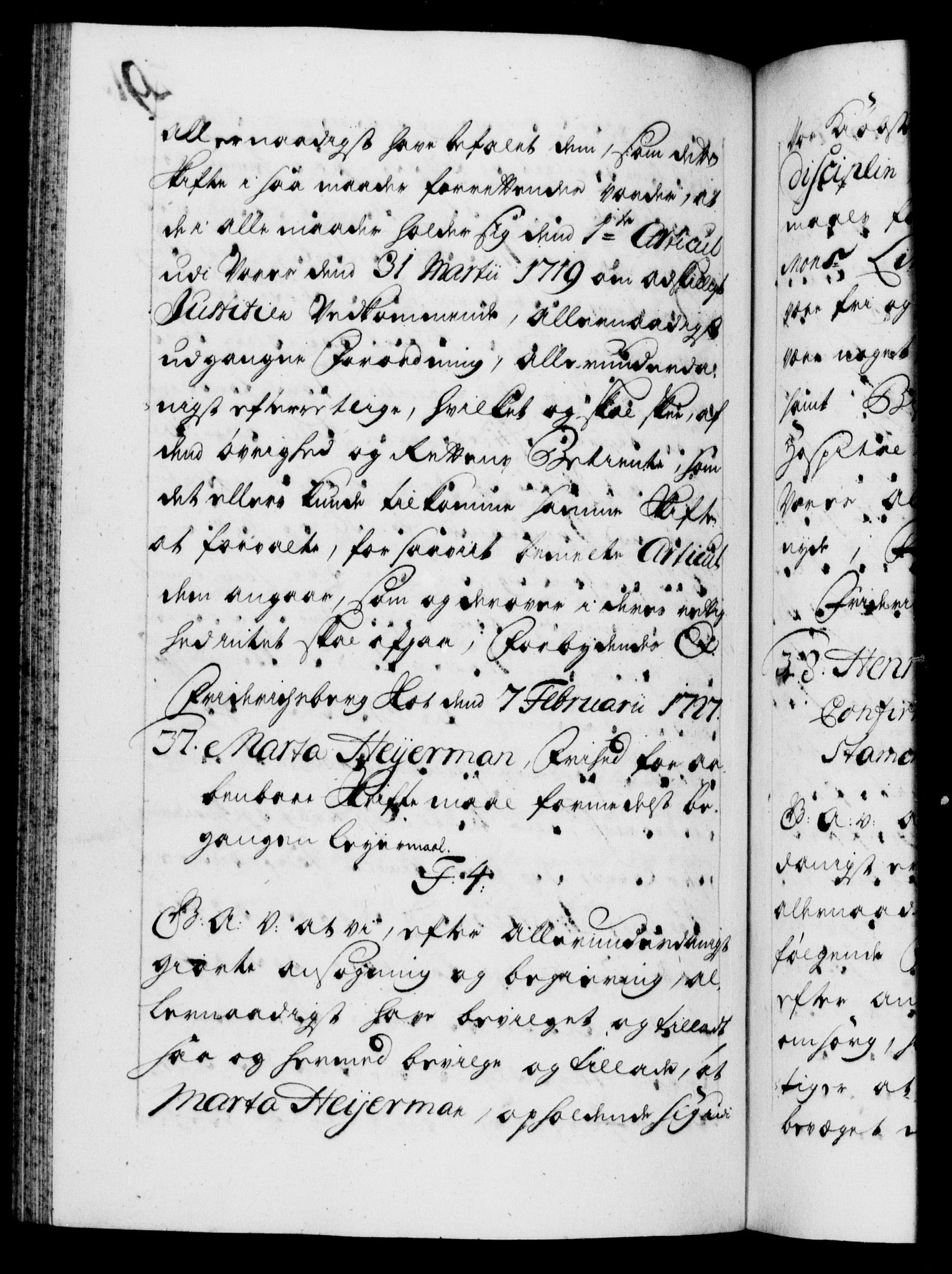 Danske Kanselli 1572-1799, AV/RA-EA-3023/F/Fc/Fca/Fcaa/L0025: Norske registre, 1726-1728, p. 291b