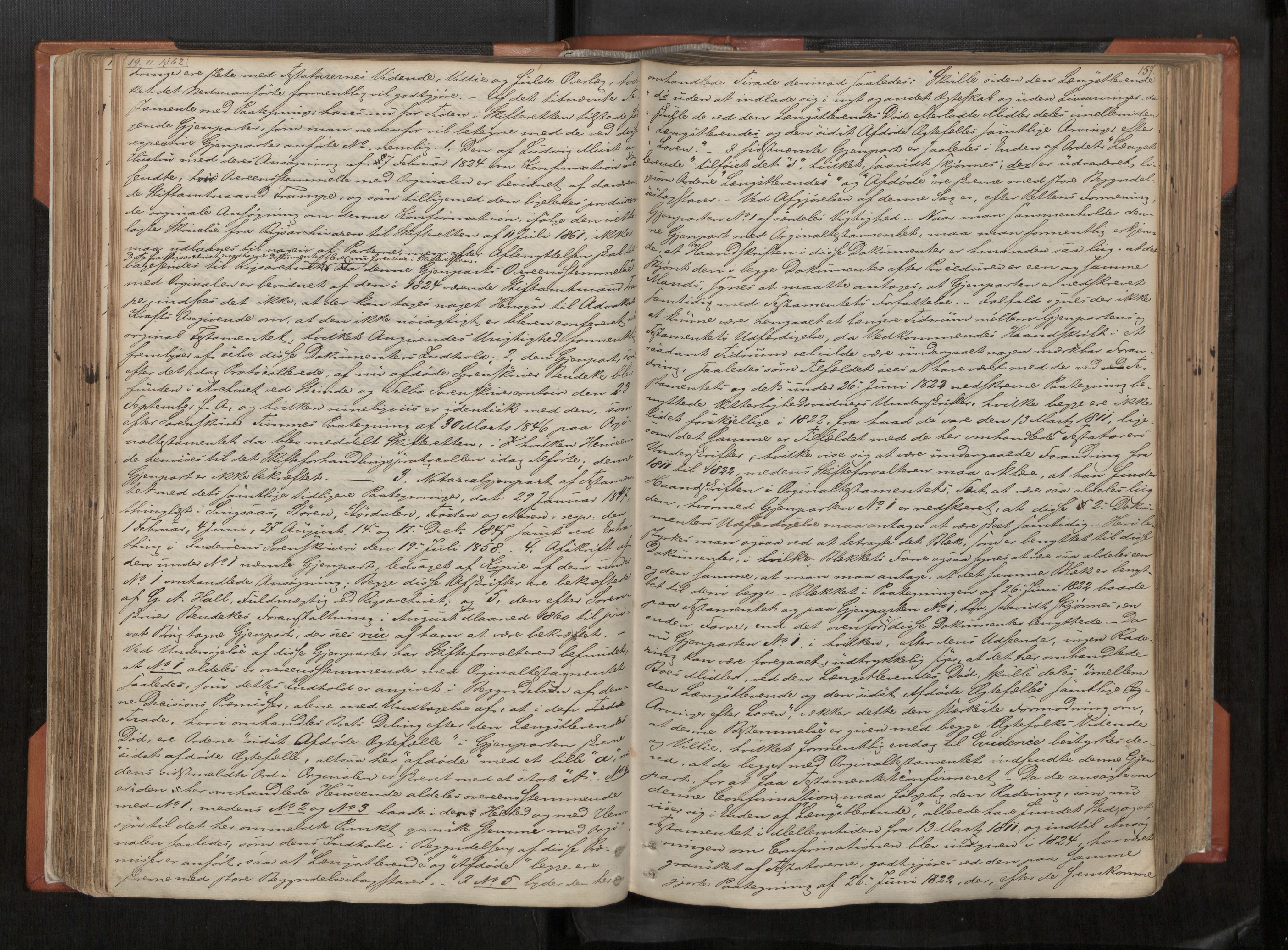 Strinda og Selbu sorenskriveri, AV/SAT-A-0015/3/3B/L0003: Skifteforhandlingsprot. 3 3, 1856-1874, p. 157