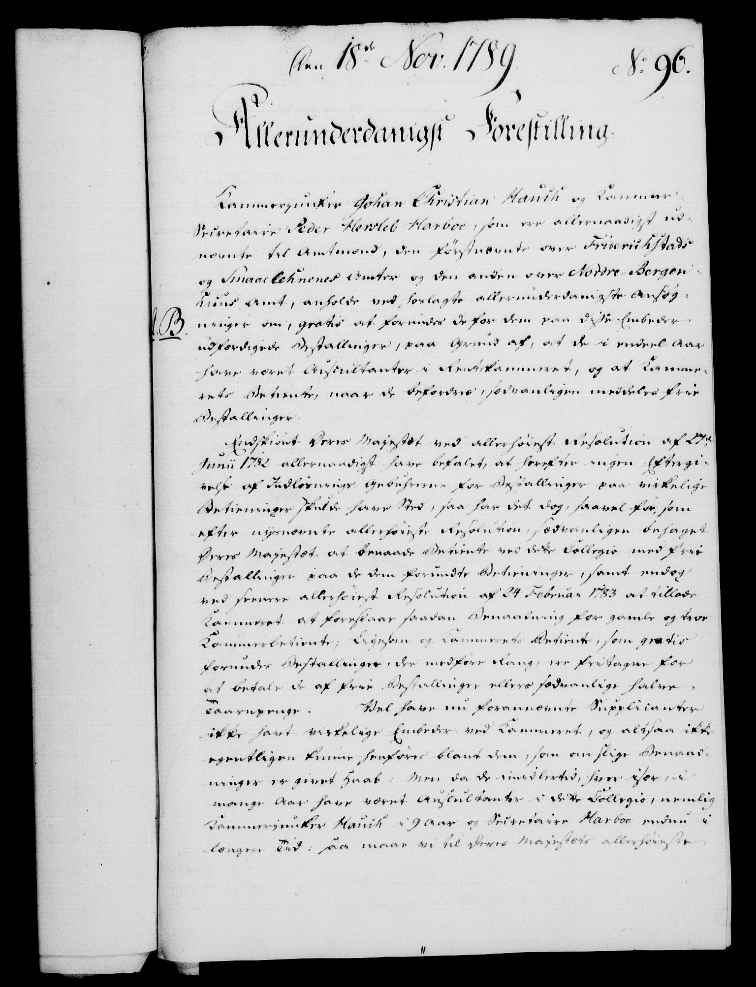 Rentekammeret, Kammerkanselliet, RA/EA-3111/G/Gf/Gfa/L0071: Norsk relasjons- og resolusjonsprotokoll (merket RK 52.71), 1789, p. 510