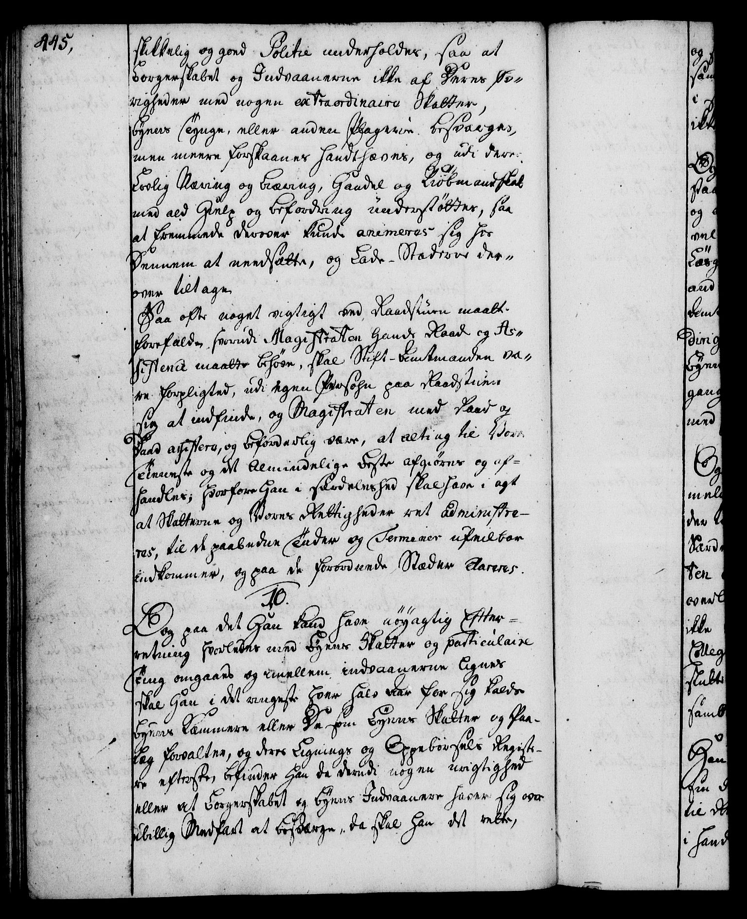 Rentekammeret, Kammerkanselliet, RA/EA-3111/G/Gg/Ggi/L0002: Norsk instruksjonsprotokoll med register (merket RK 53.35), 1729-1751, p. 445