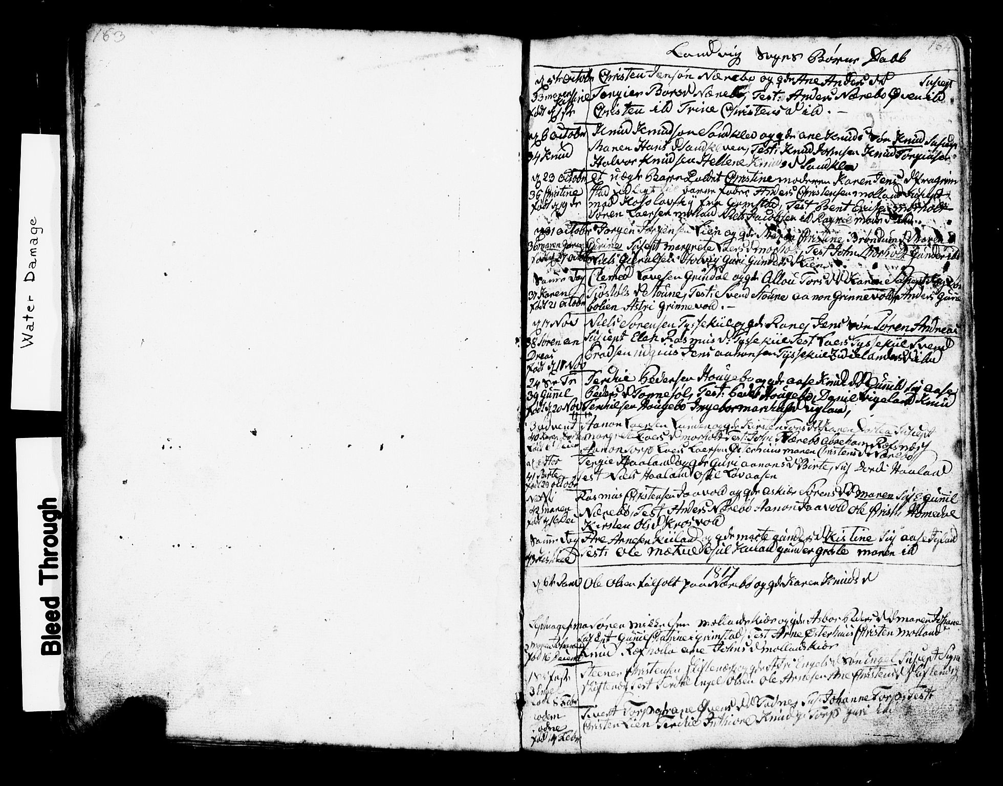 Hommedal sokneprestkontor, AV/SAK-1111-0023/F/Fb/Fbb/L0002: Parish register (copy) no. B 2 /1, 1791-1819, p. 163-164