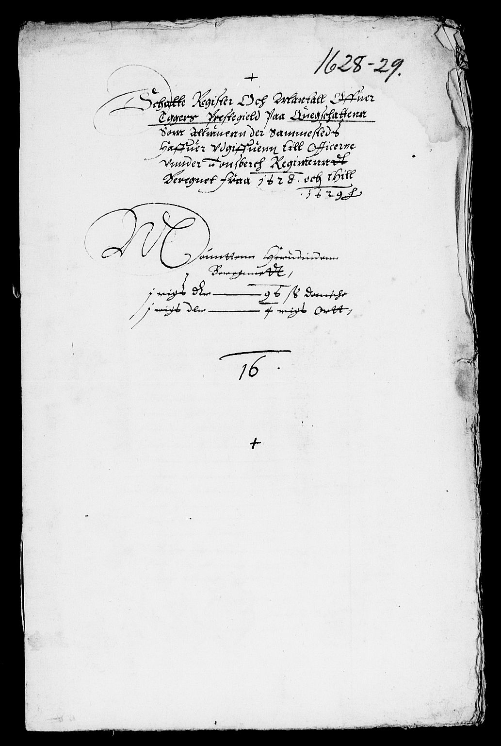 Rentekammeret inntil 1814, Reviderte regnskaper, Lensregnskaper, RA/EA-5023/R/Rb/Rba/L0093: Akershus len, 1627-1629