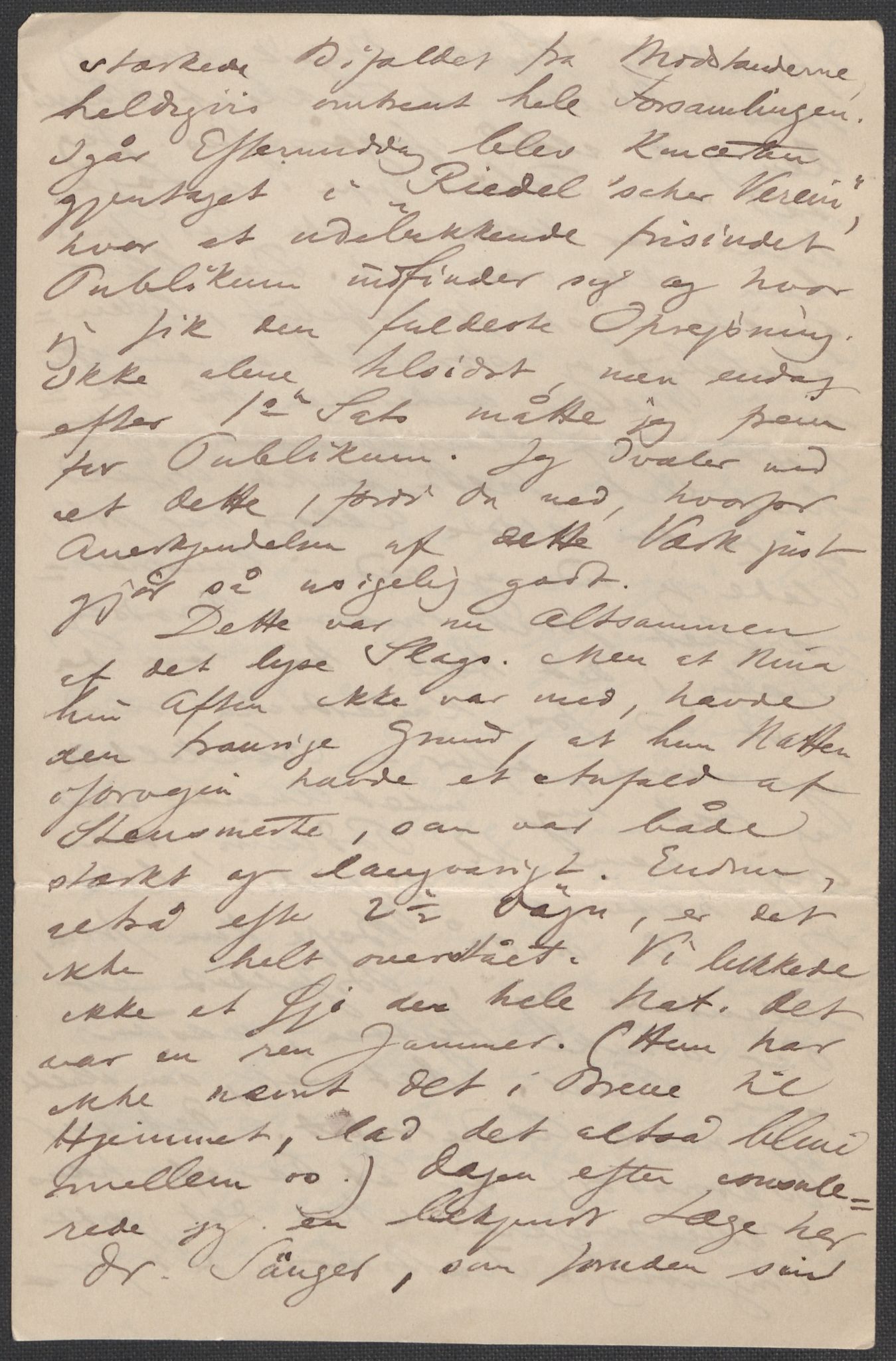 Beyer, Frants, AV/RA-PA-0132/F/L0001: Brev fra Edvard Grieg til Frantz Beyer og "En del optegnelser som kan tjene til kommentar til brevene" av Marie Beyer, 1872-1907, p. 264