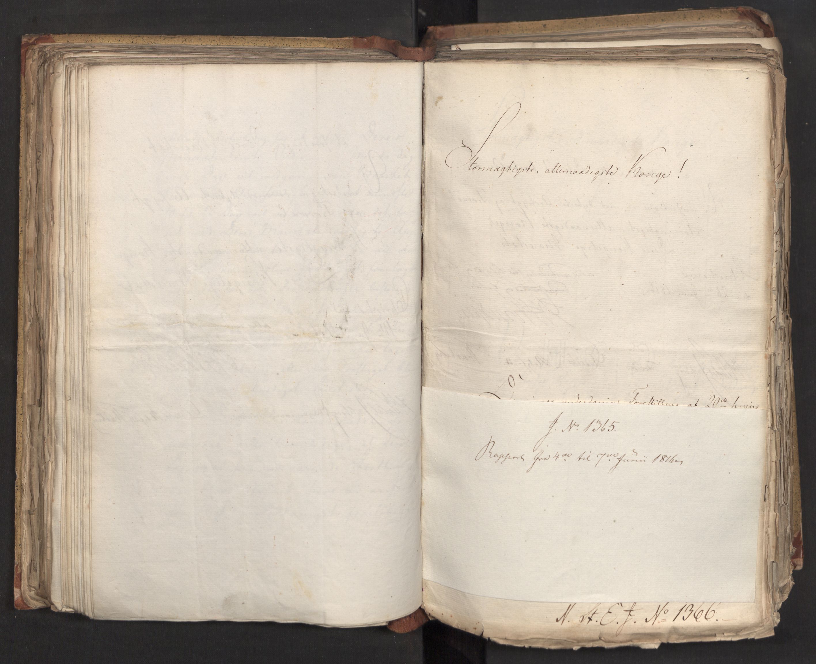 Statsrådsavdelingen i Stockholm, AV/RA-S-1003/D/Da/L0006: Regjeringsinnstillinger nr. 1247-1544, 1816, p. 231