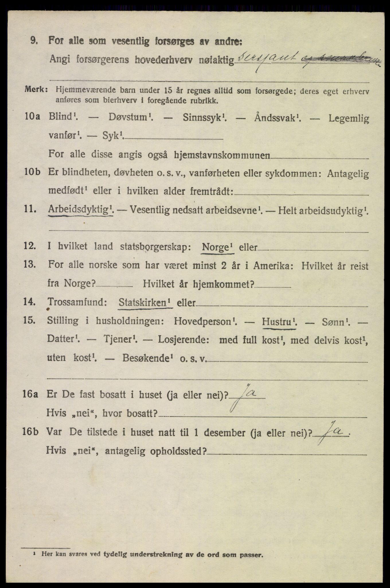 SAH, 1920 census for Vestre Toten, 1920, p. 5553