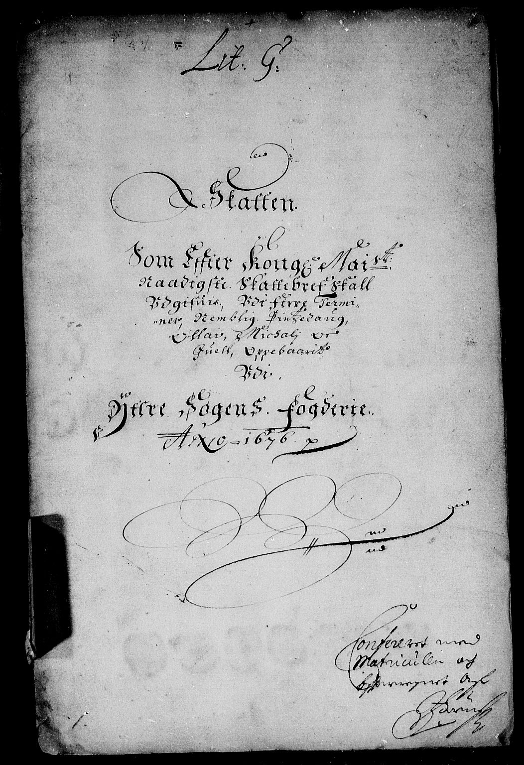 Rentekammeret inntil 1814, Reviderte regnskaper, Stiftamtstueregnskaper, Bergen stiftamt, AV/RA-EA-6043/R/Rc/L0044: Bergen stiftamt, 1676