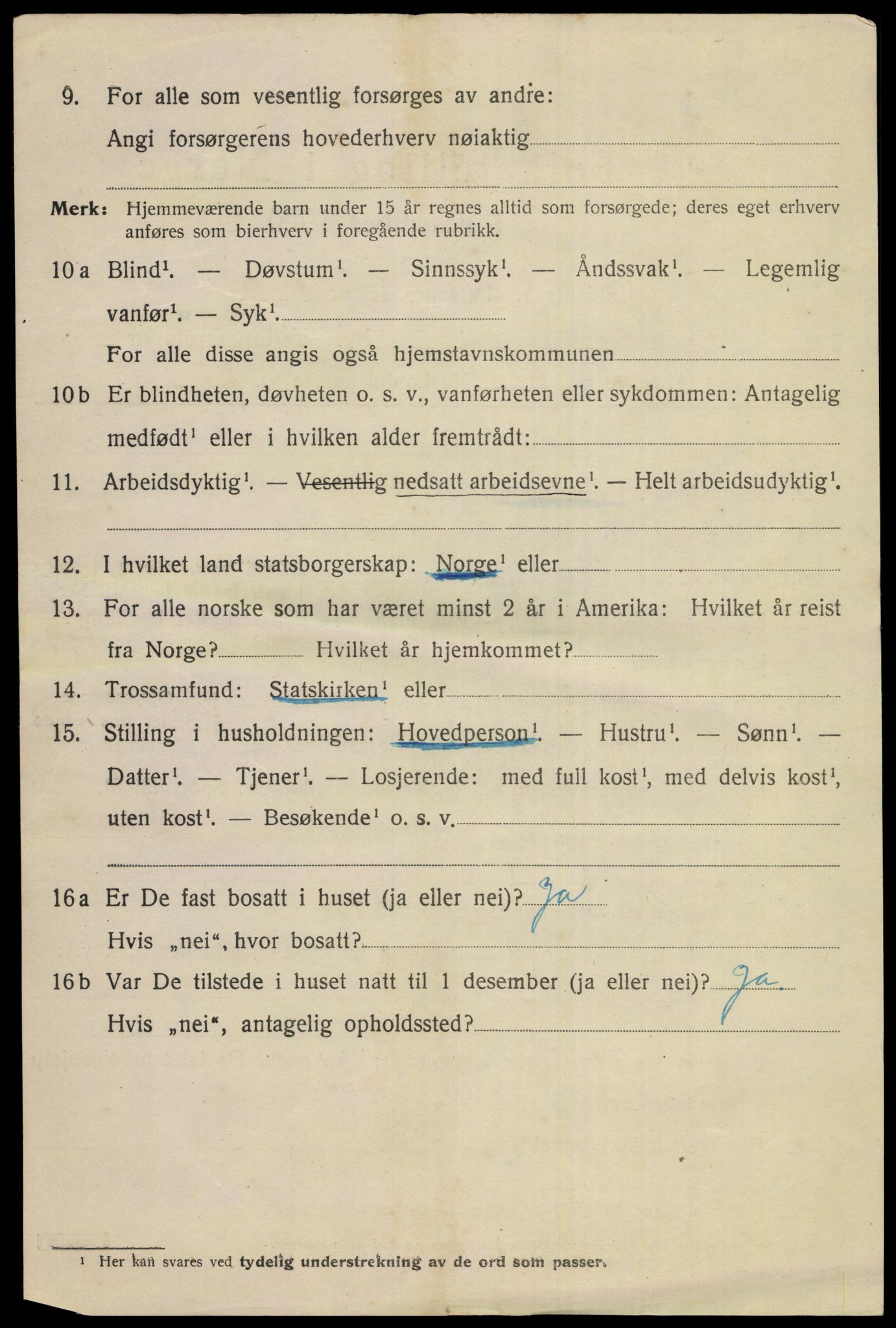 SAKO, 1920 census for Kongsberg, 1920, p. 12445